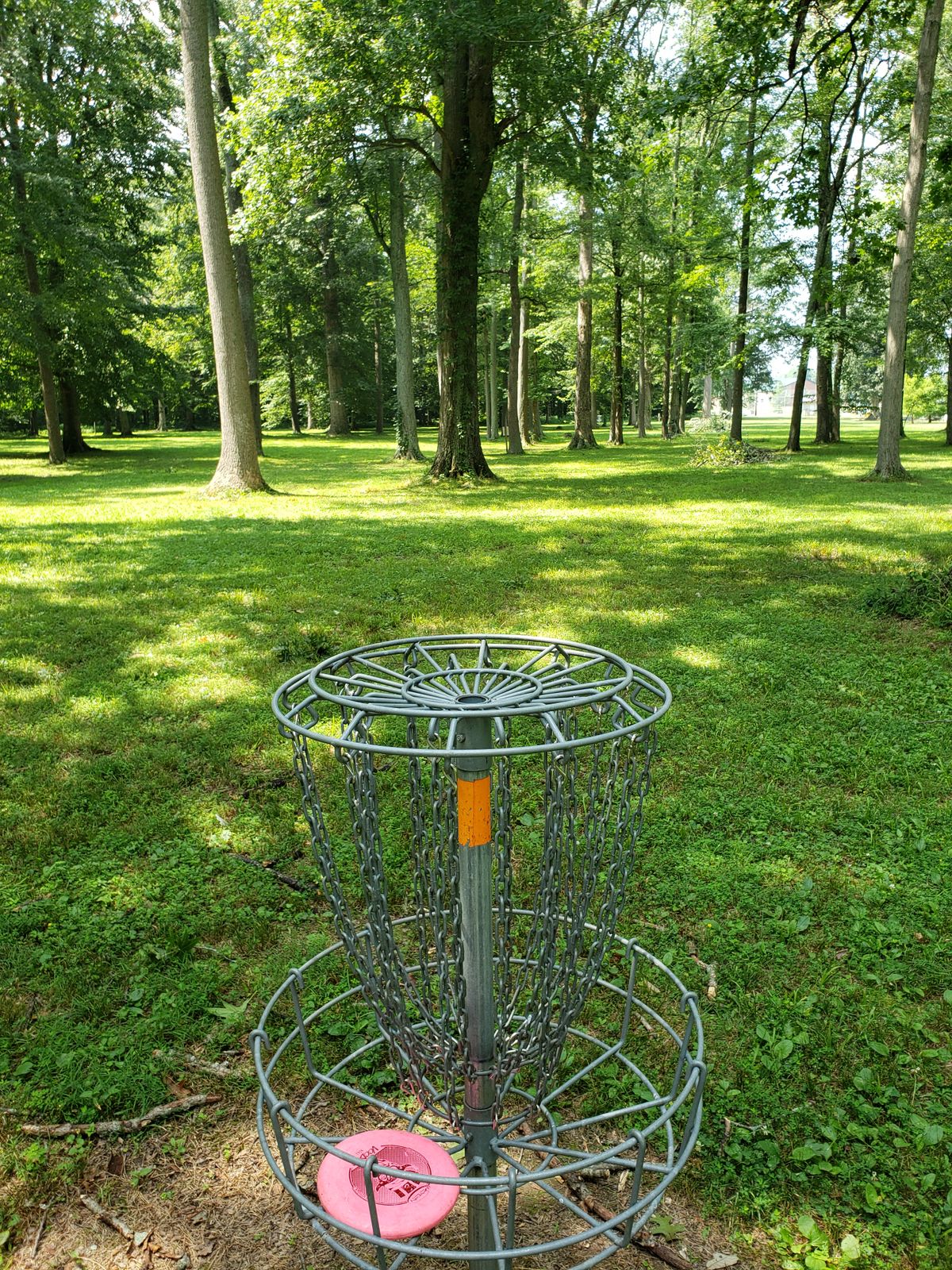 #7 Basket looking back to the Tee-Off sign.
