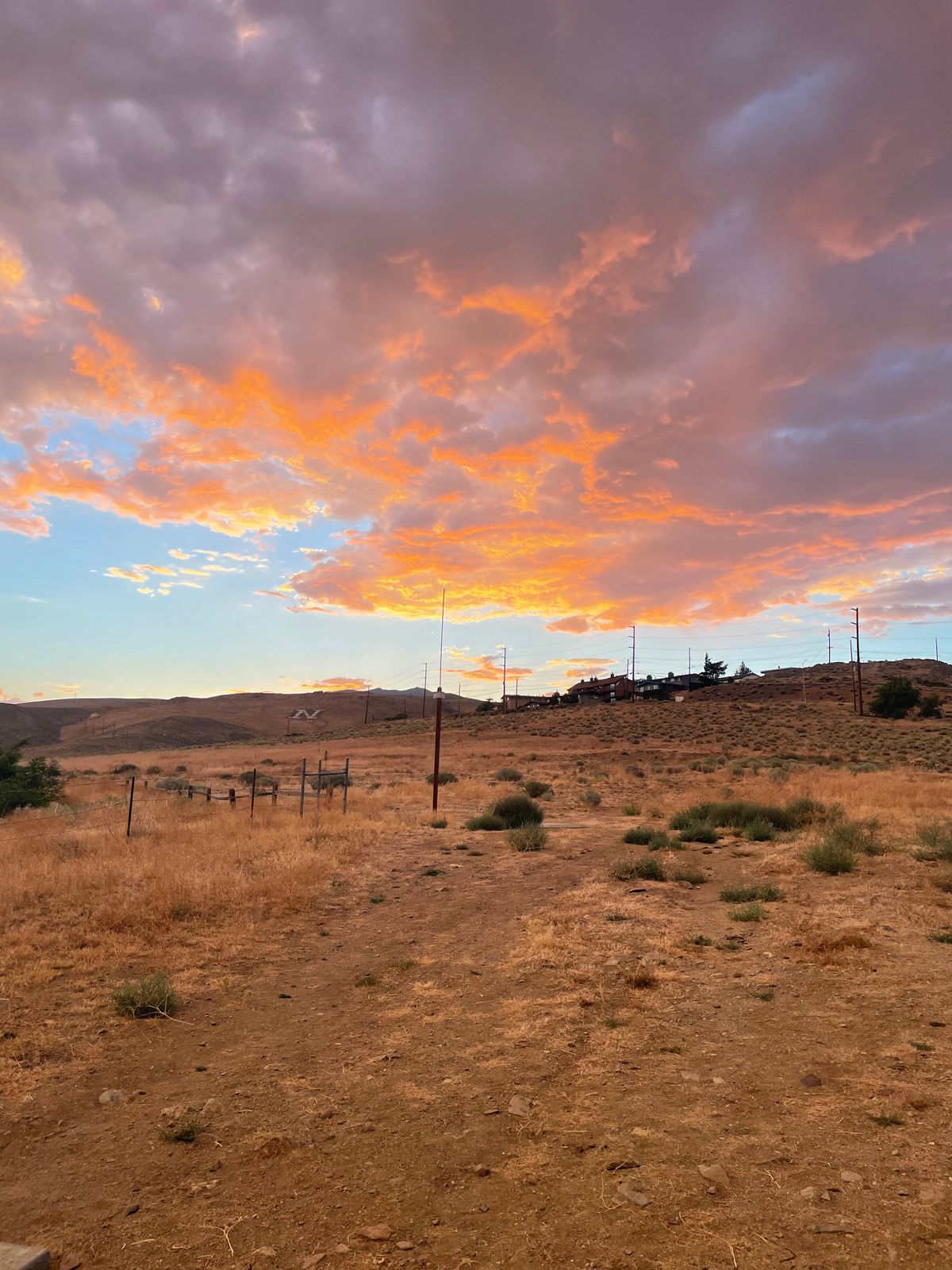 View from Hole 17, from August 2023 around 7:45PM