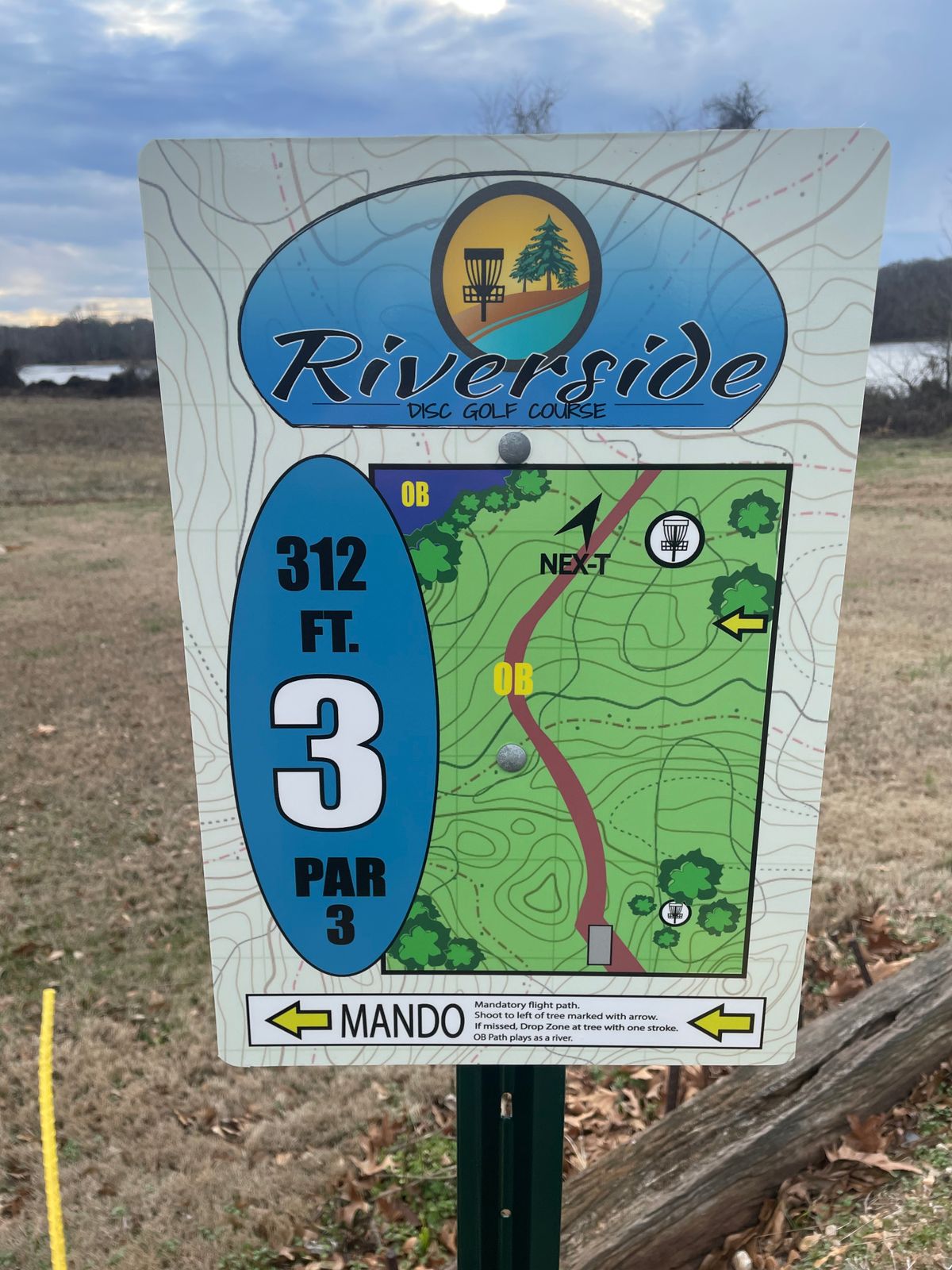 Hole 3 sign
