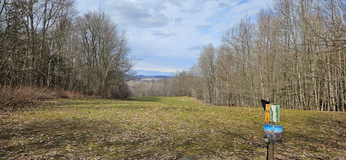A beautiful spring day at cold hollow DGC in Enosburg VT.