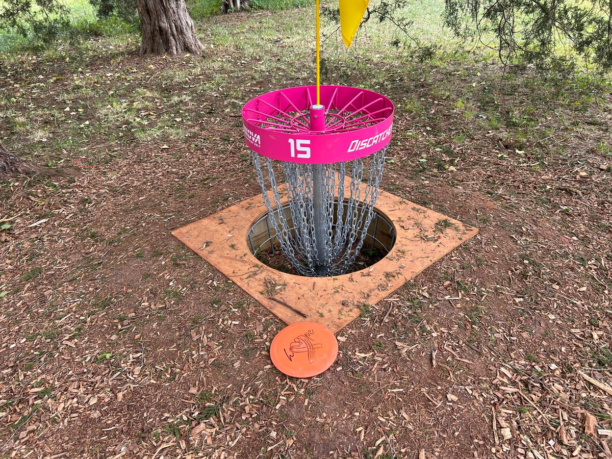 Hole 15’s basket