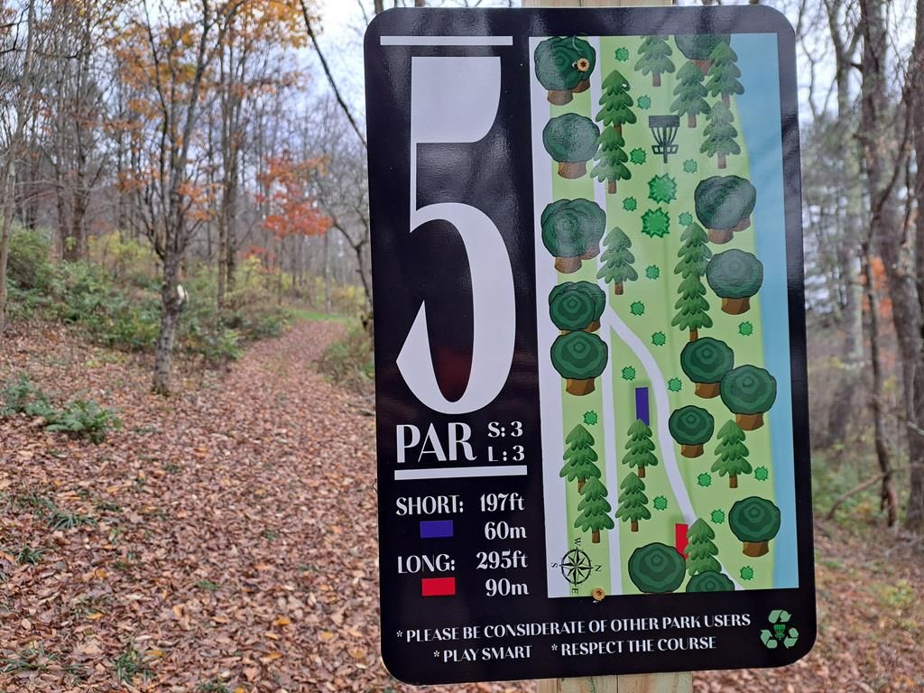 Hole 5 Sign