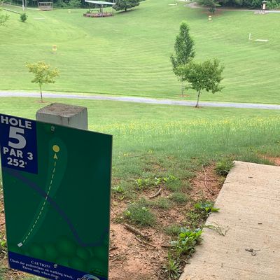 Fifth tee is an excellent launch opportunity