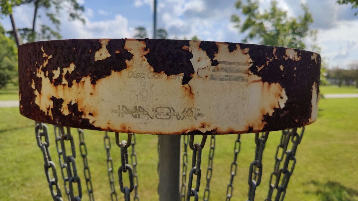 Rusty pin