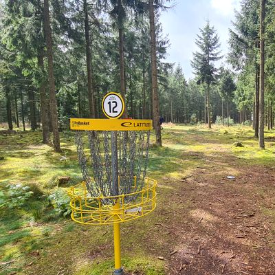 Hole 12 - From the pin backwards towards the teebox