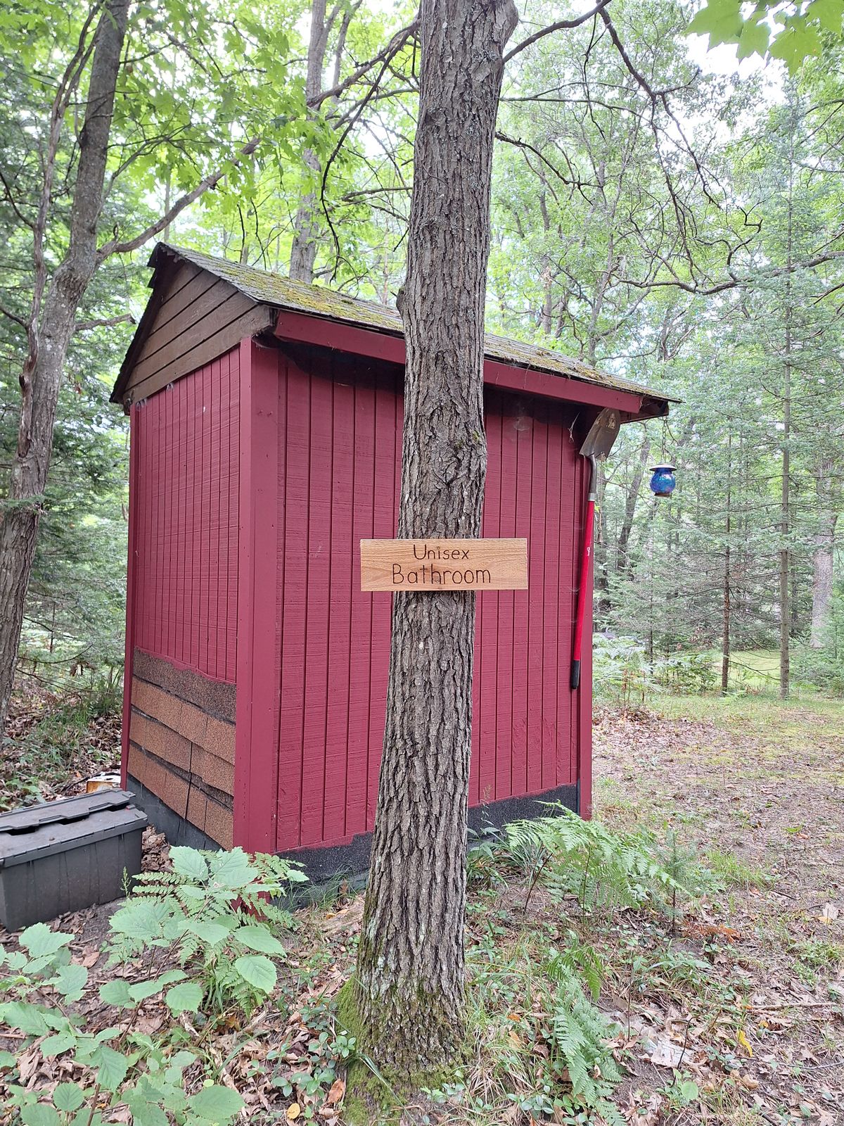 Outhouse at hole 5
