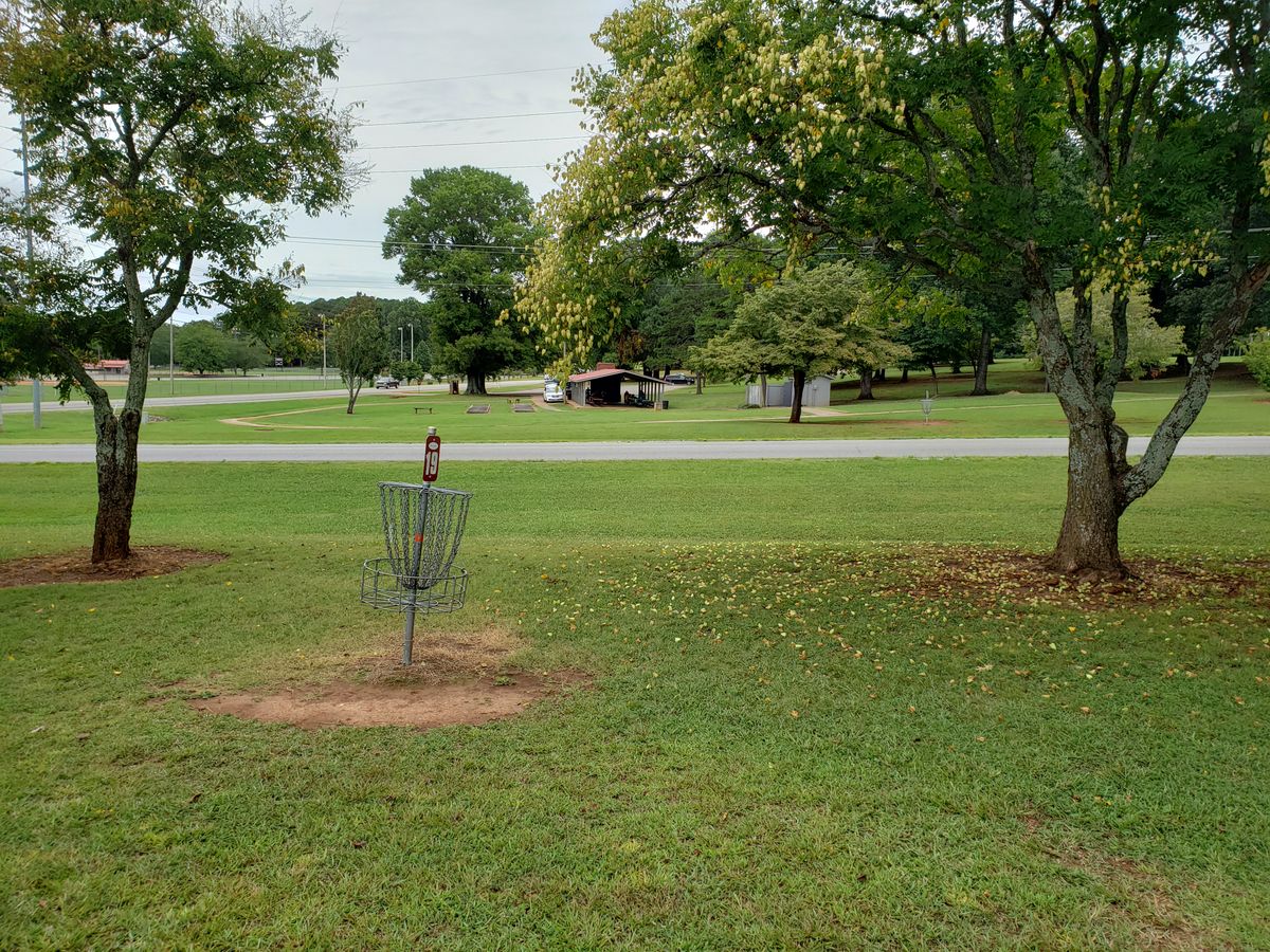 #19 Basket facing parking lot across street.