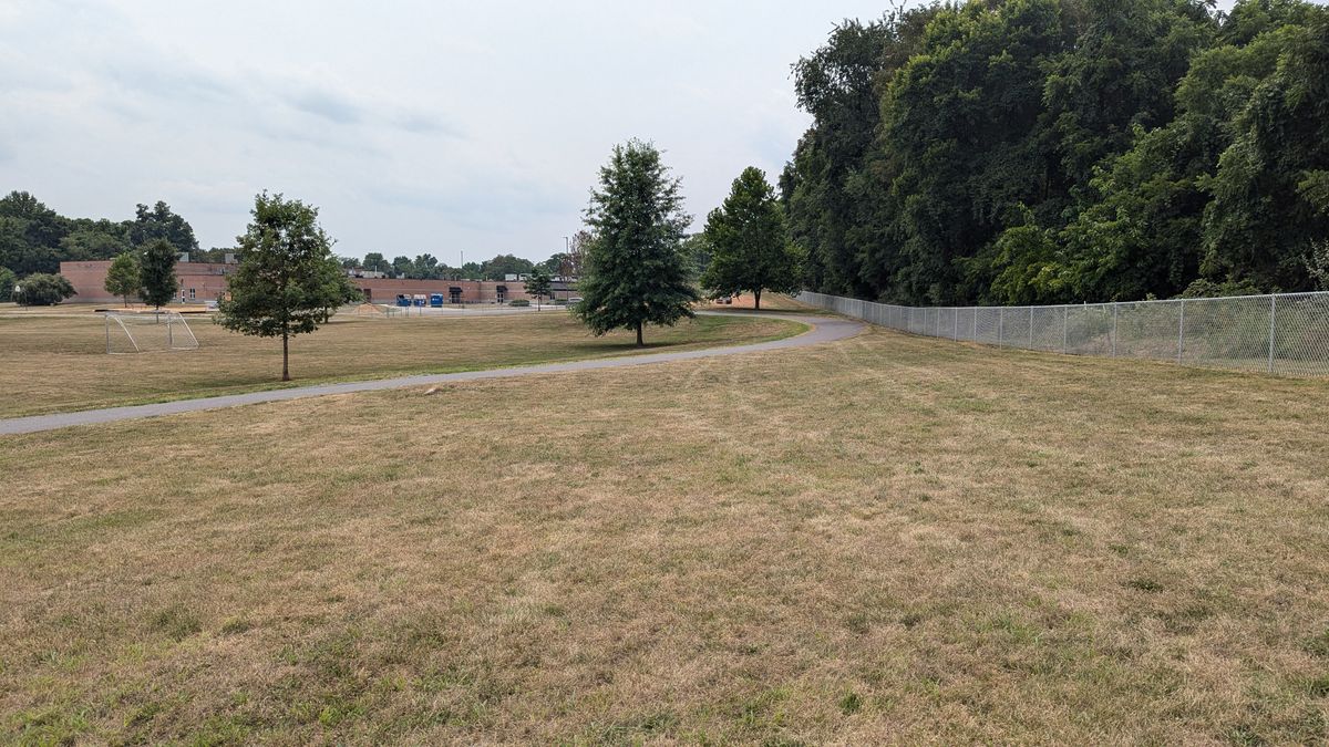 Hole 9 from tee.