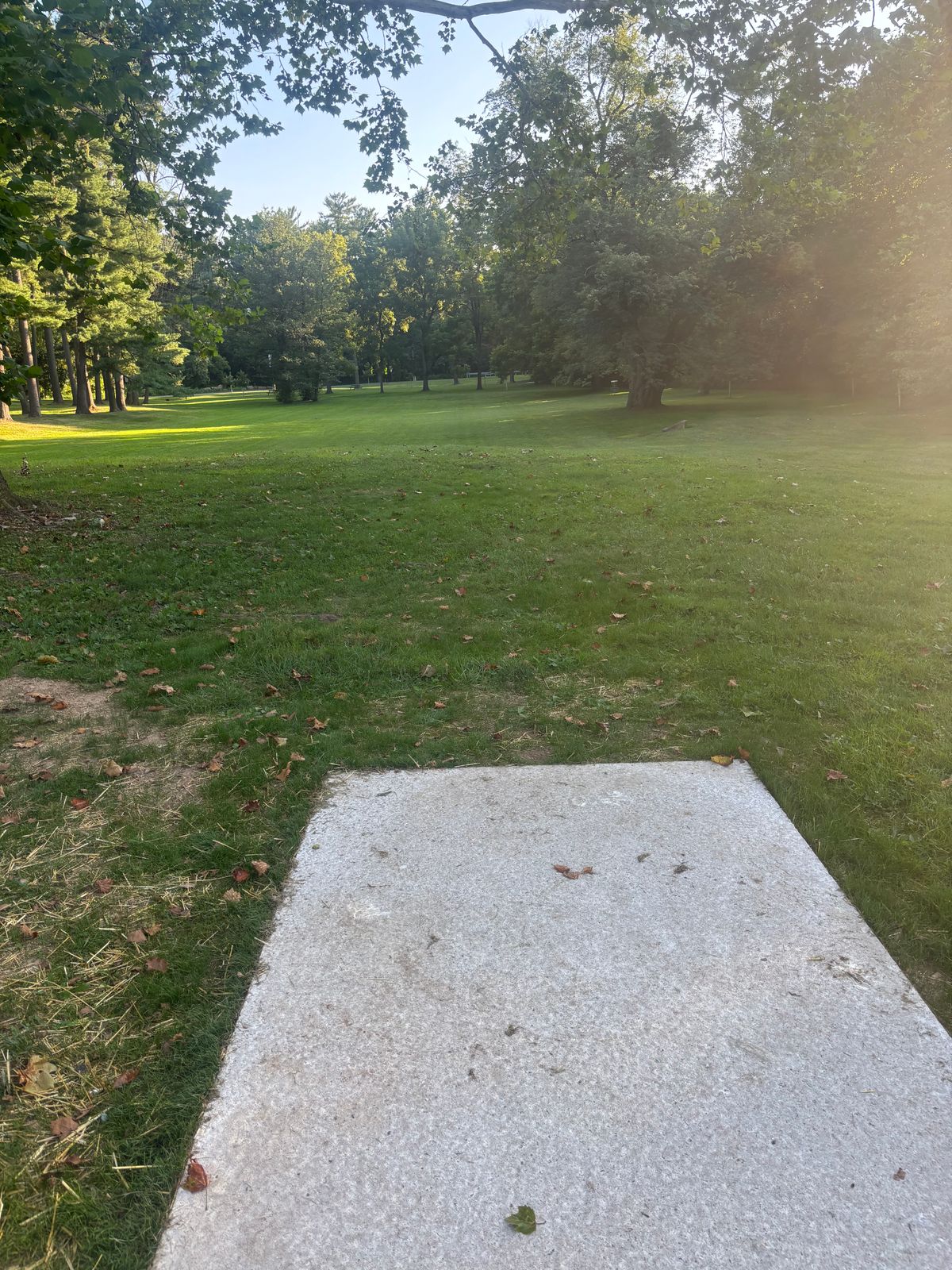Tee #8 is just set back a little
