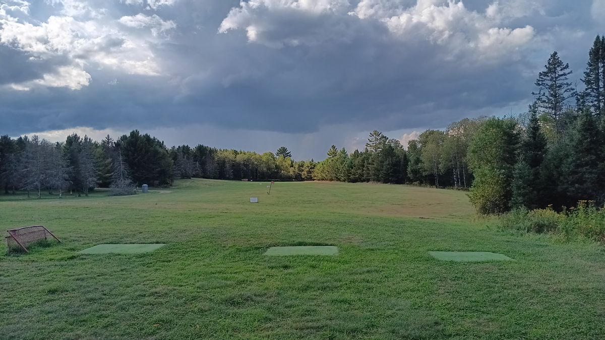 Free 300 yard driving range. Great place to work on your drive or test out a new disc.