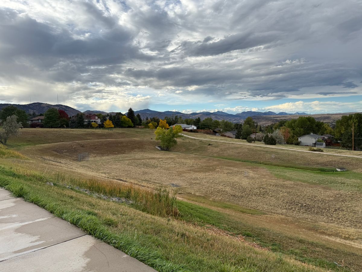 Looking west from hole 1 tee