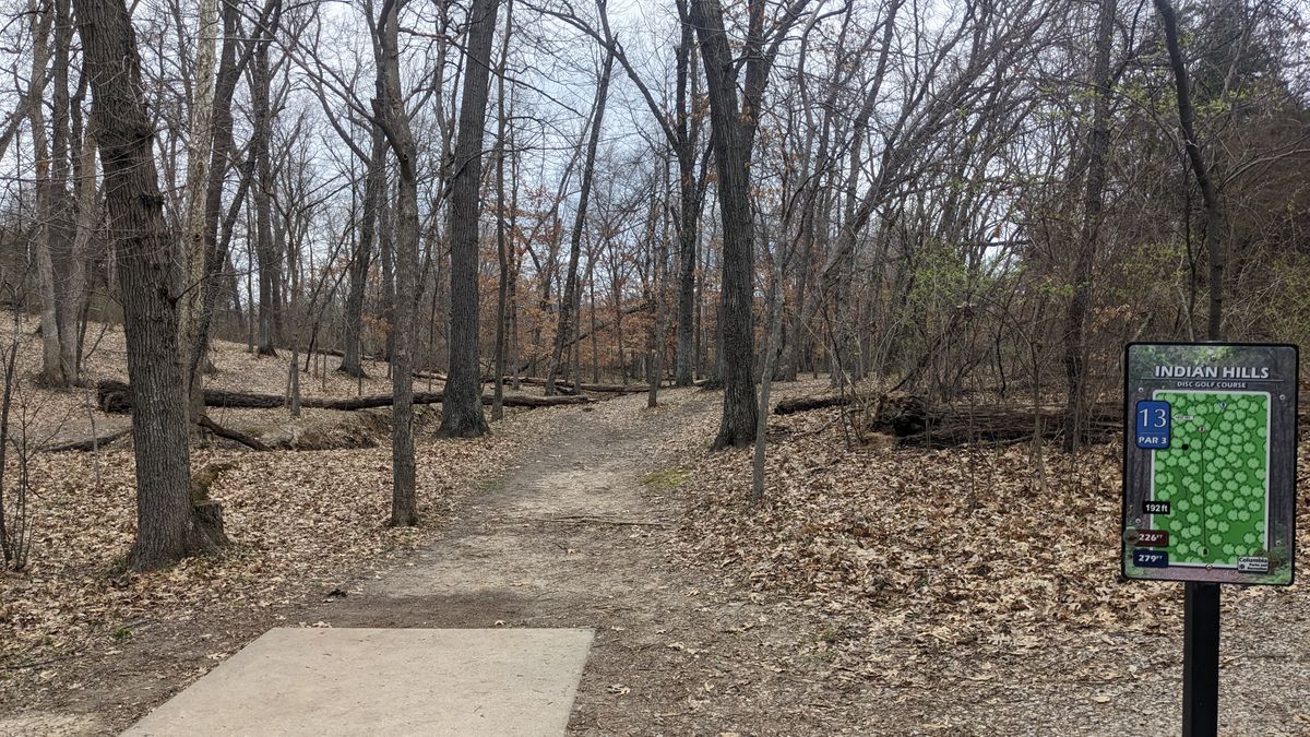 Hole 13 Teepad