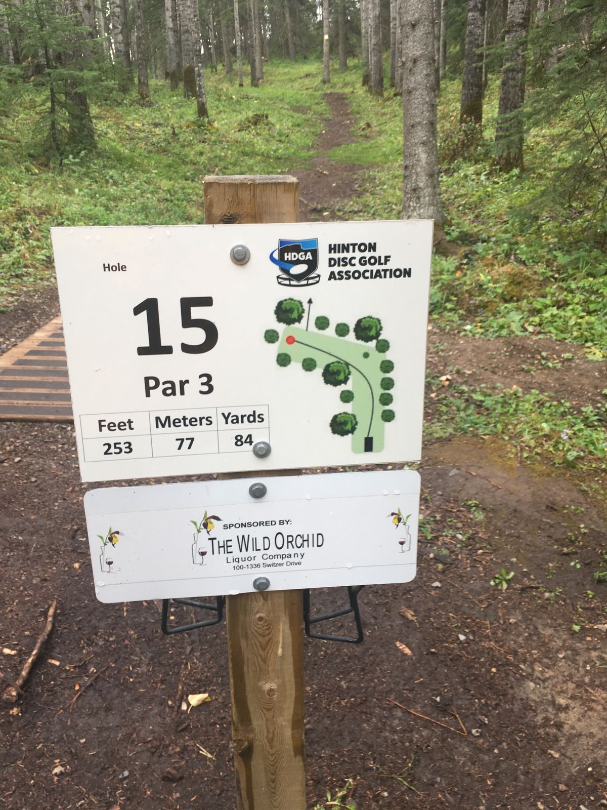Hole sign #15.🇨🇦🌿🇨🇦🌿