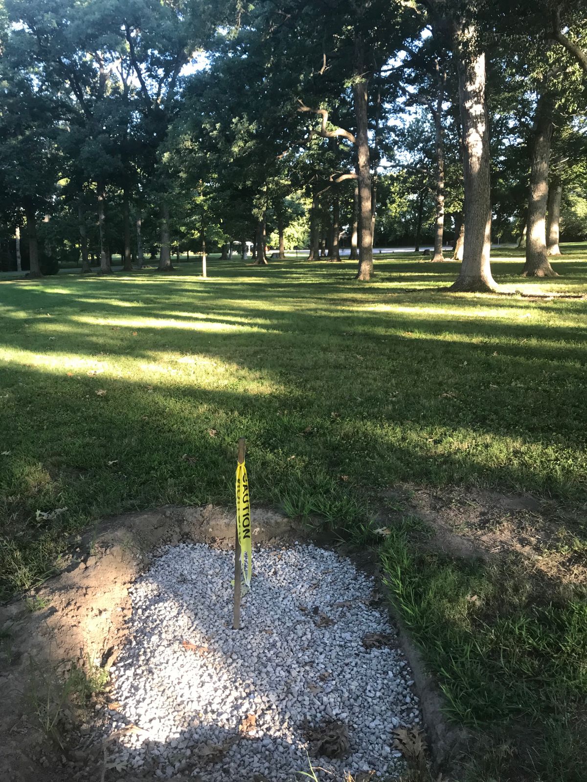 Hole 9 tee pad (planned)