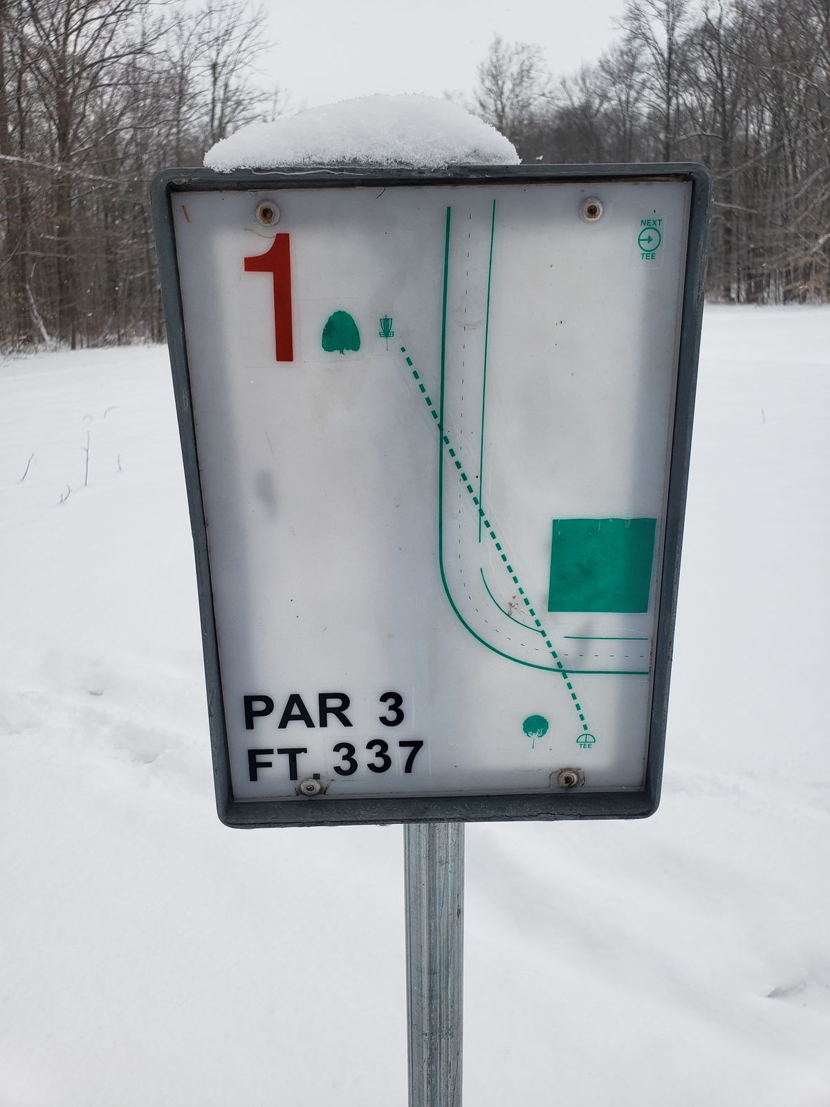 1 tee sign