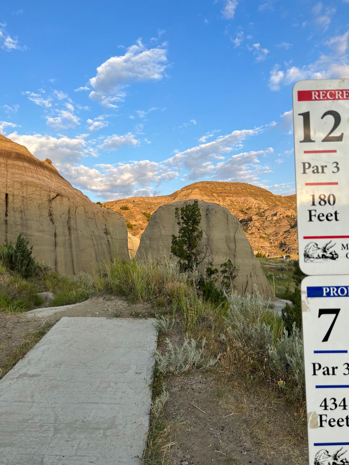 The narrow gap is not the smartest route, but a fun line to hit.