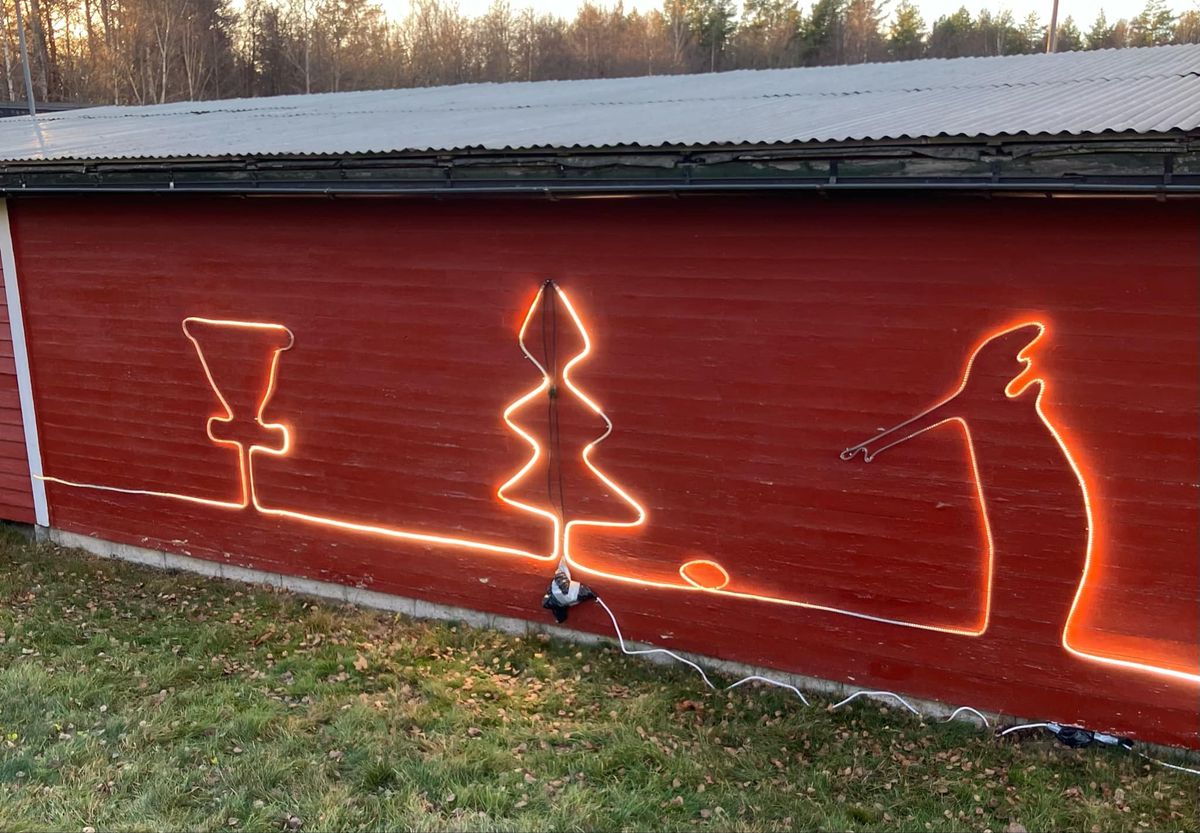 Julfint på hål 9