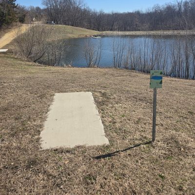 Hole 3 over the water.