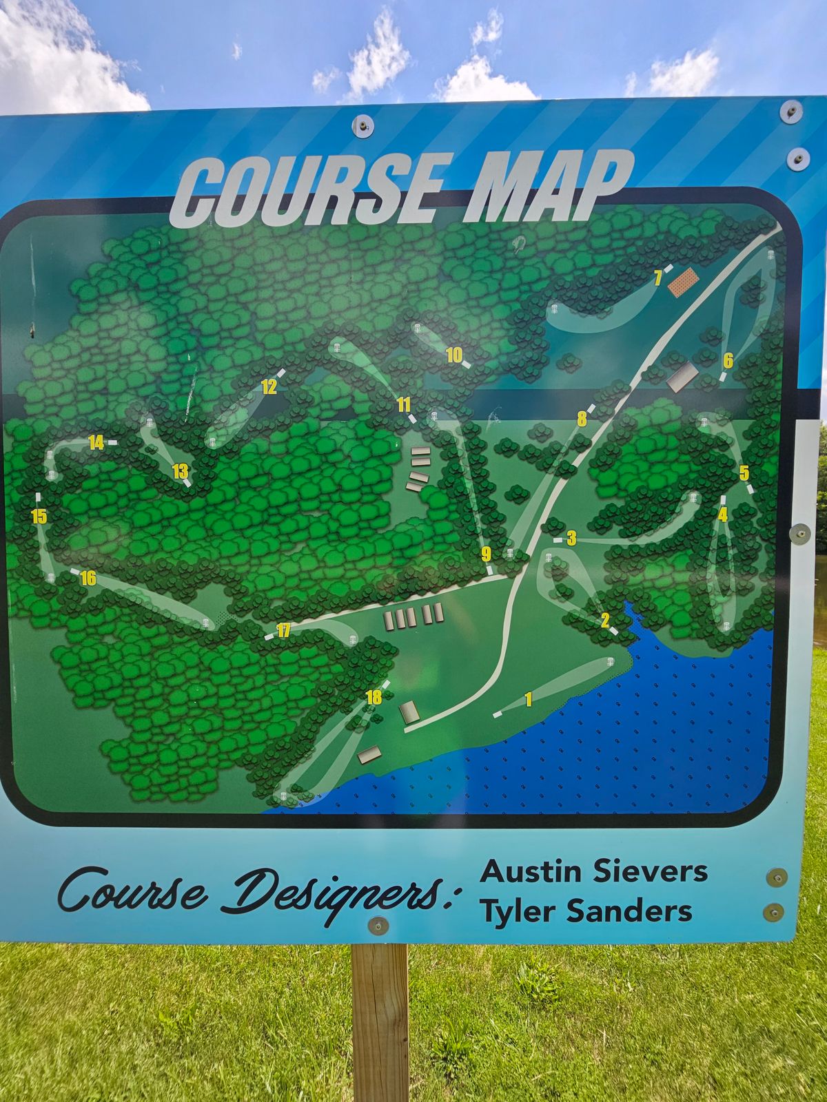 Camp Arthur DGC -- map