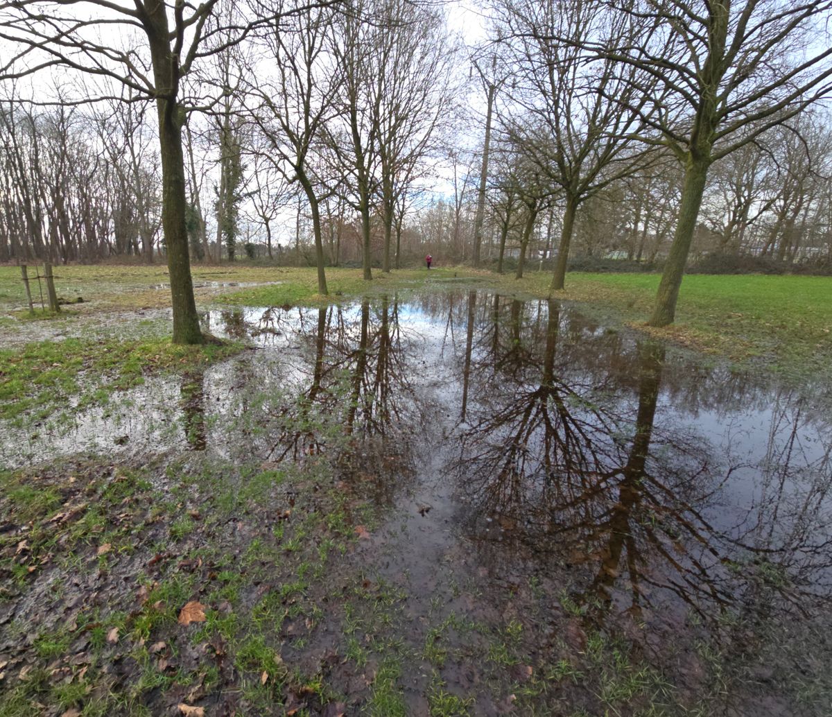 Hole 5 na een natte periode