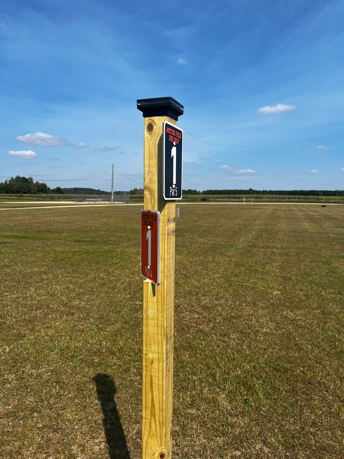Updated markers on course