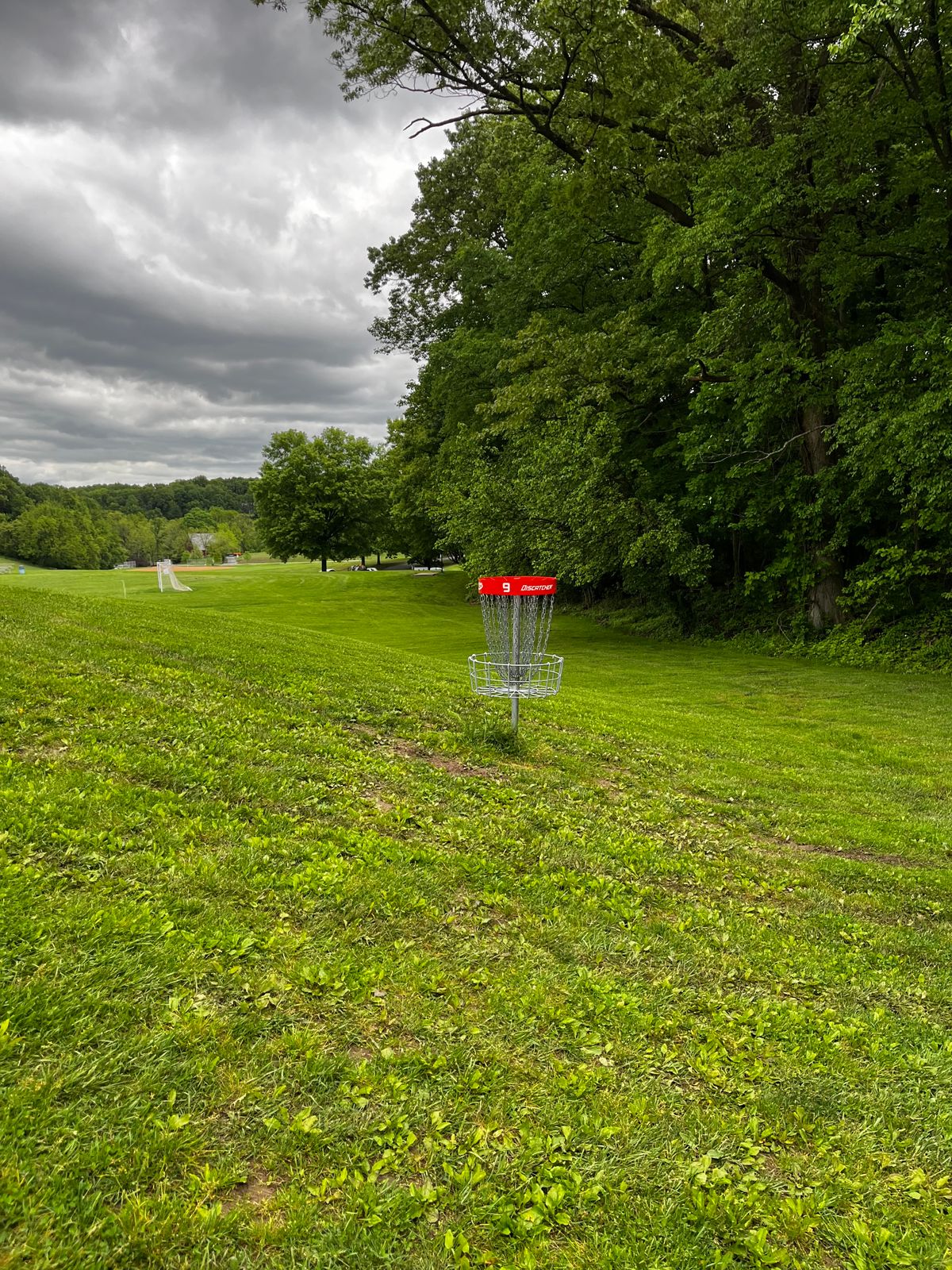 Hole 9 red green