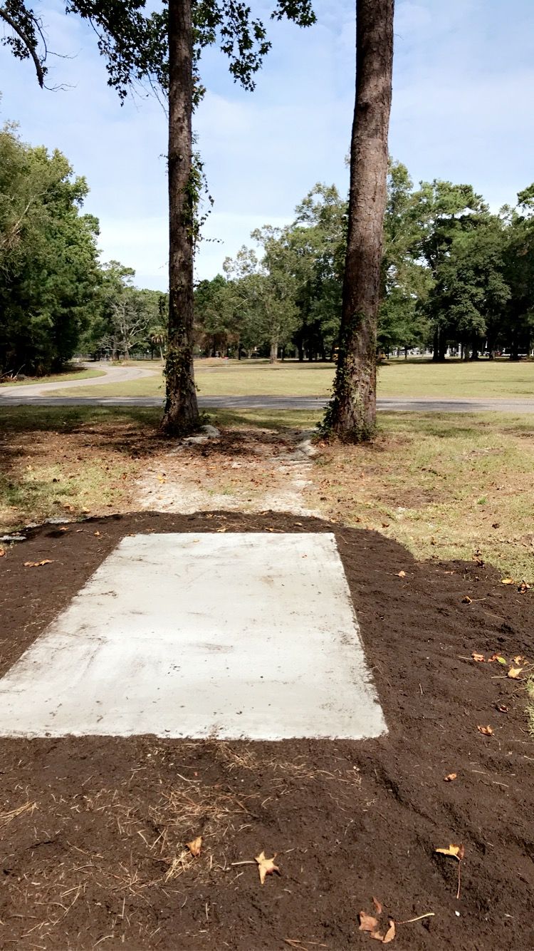 Hole 14 Blue pad