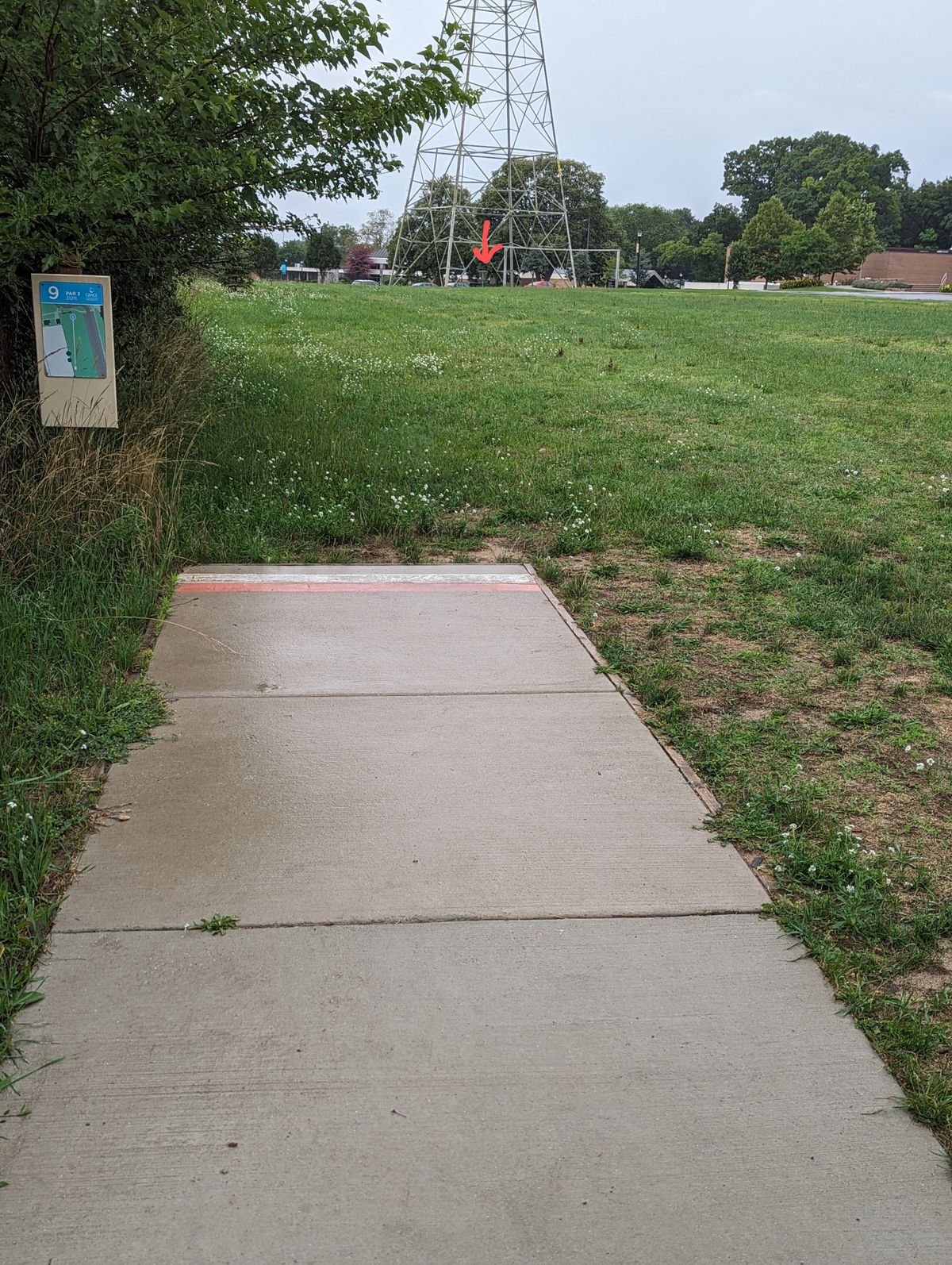 Hole 9 Tee Pad