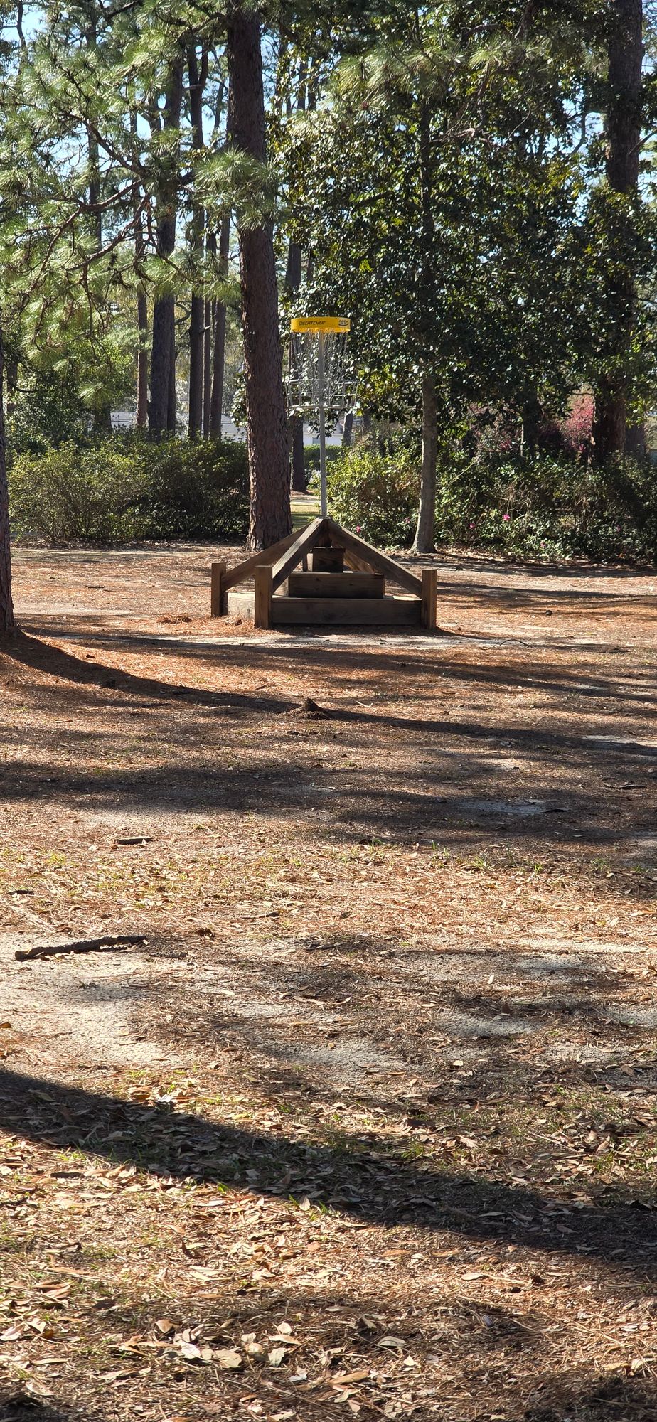 Hole 1 basket