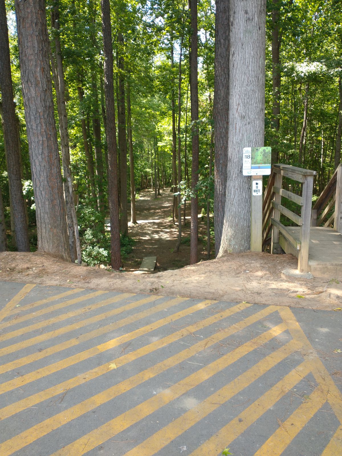 Hole 17, downhill and far