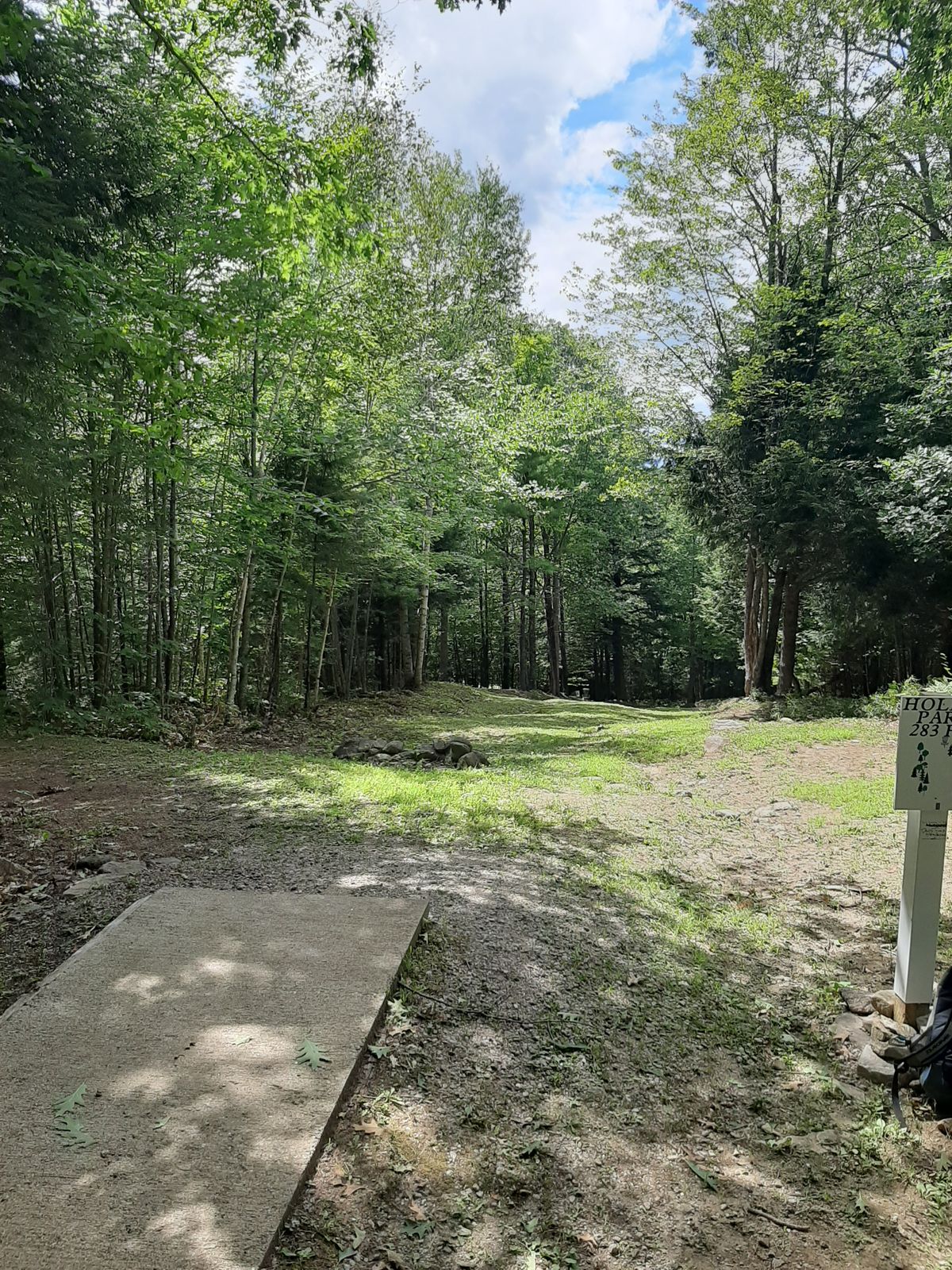 Great concrete tee pads that feel a bit short bit are awesome to see