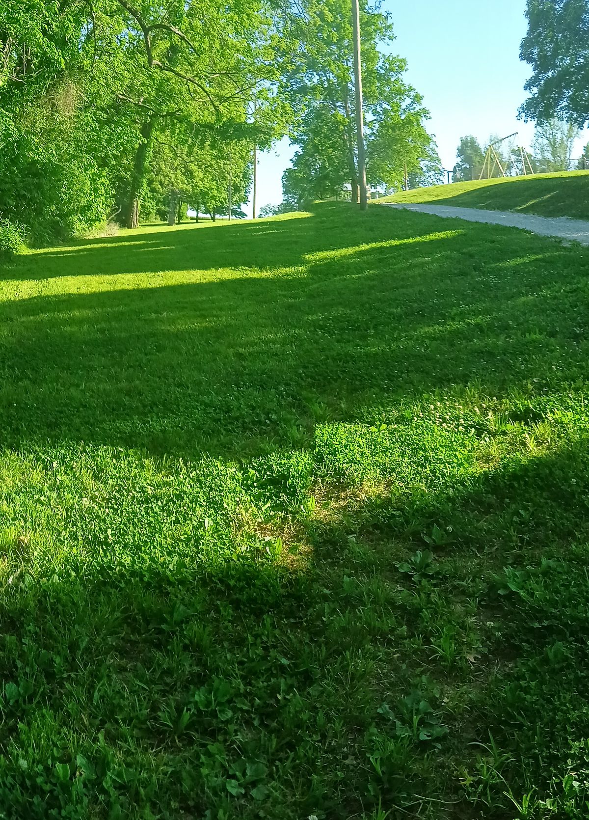 Fairway of the 3rd hole of the dude challenge layout.