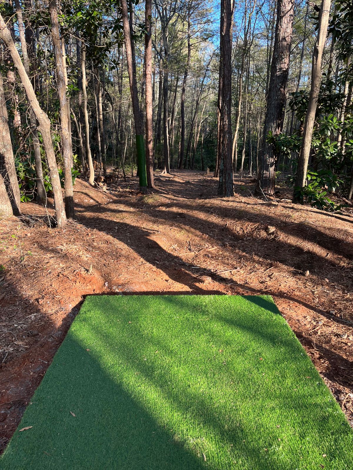 Hole 4 long pad