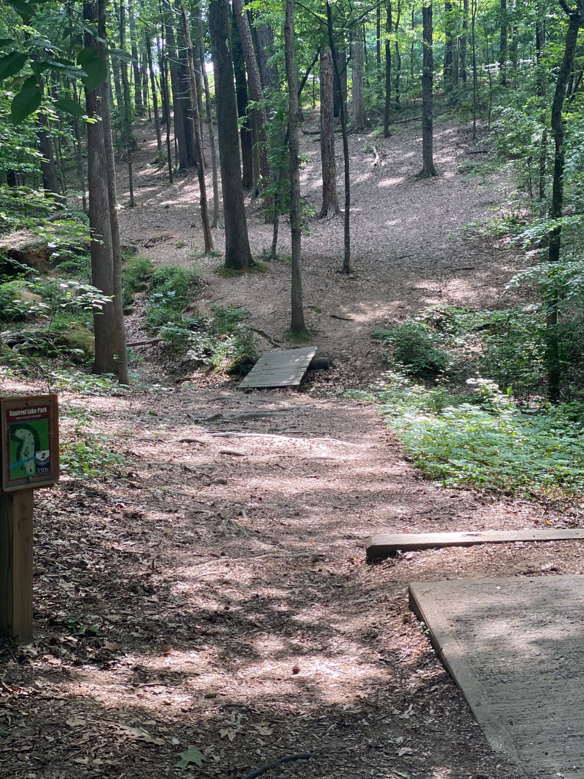 Hole 2 tee
