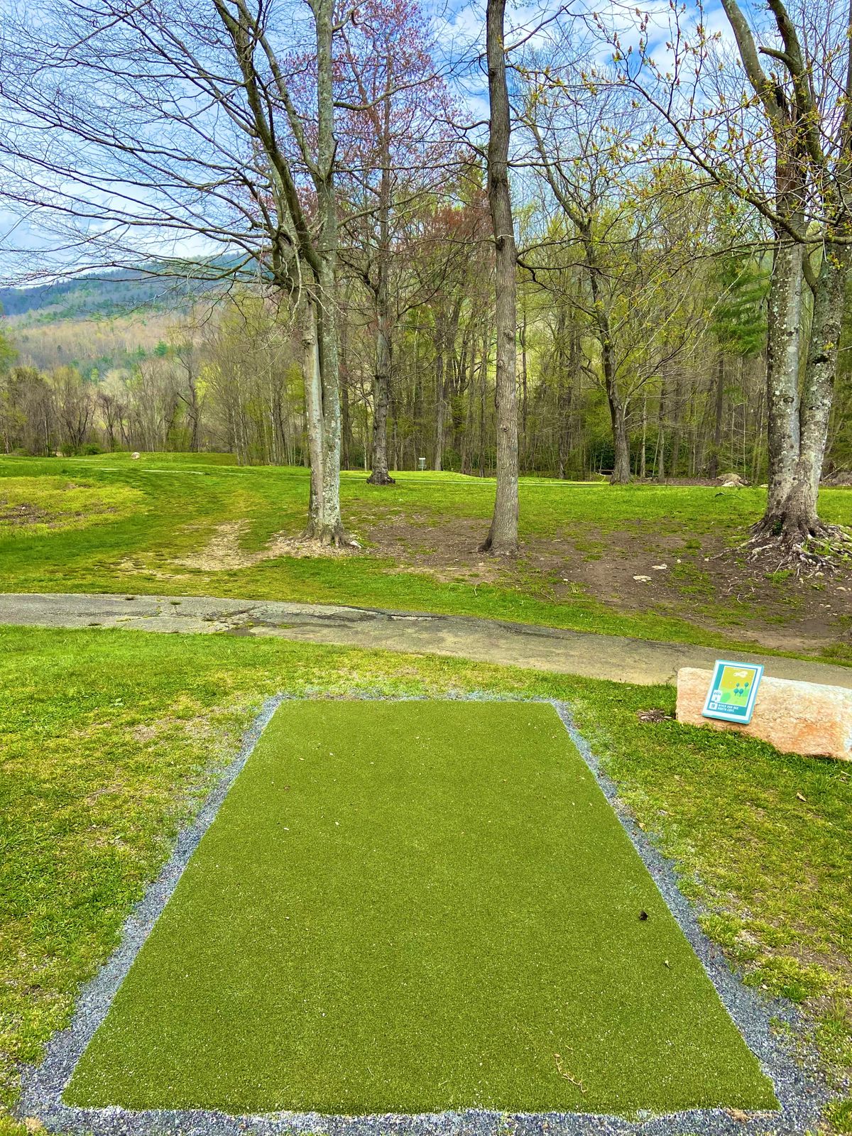 Tee of hole 9