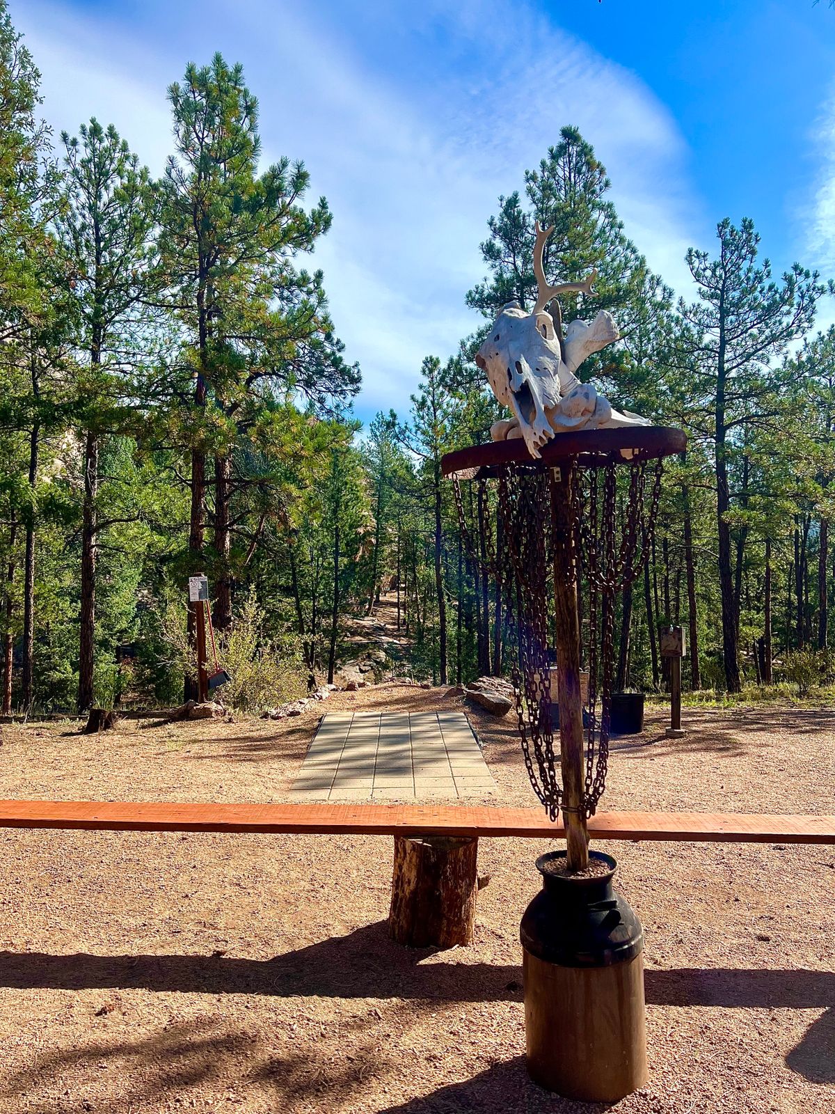 1st hole Tee Pad.
