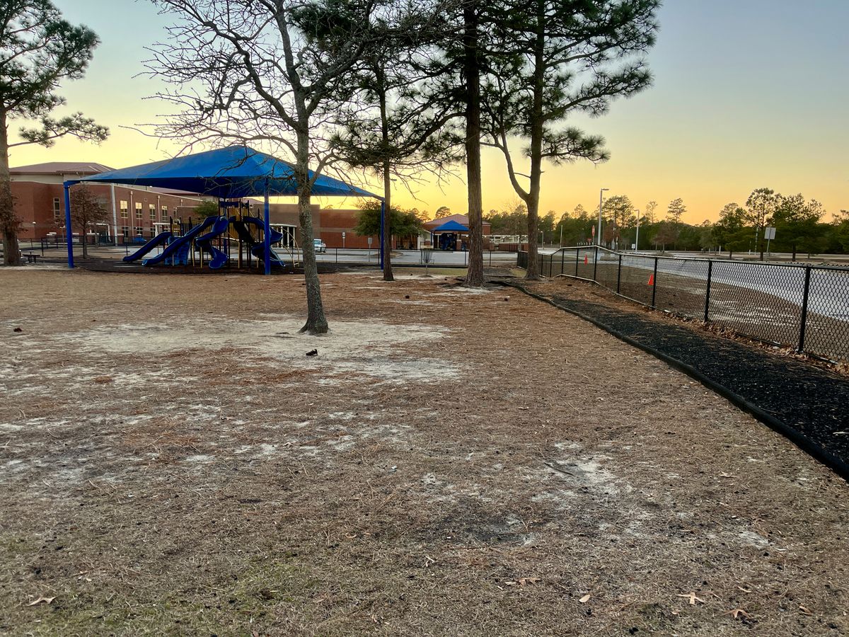 Hole 4 tee