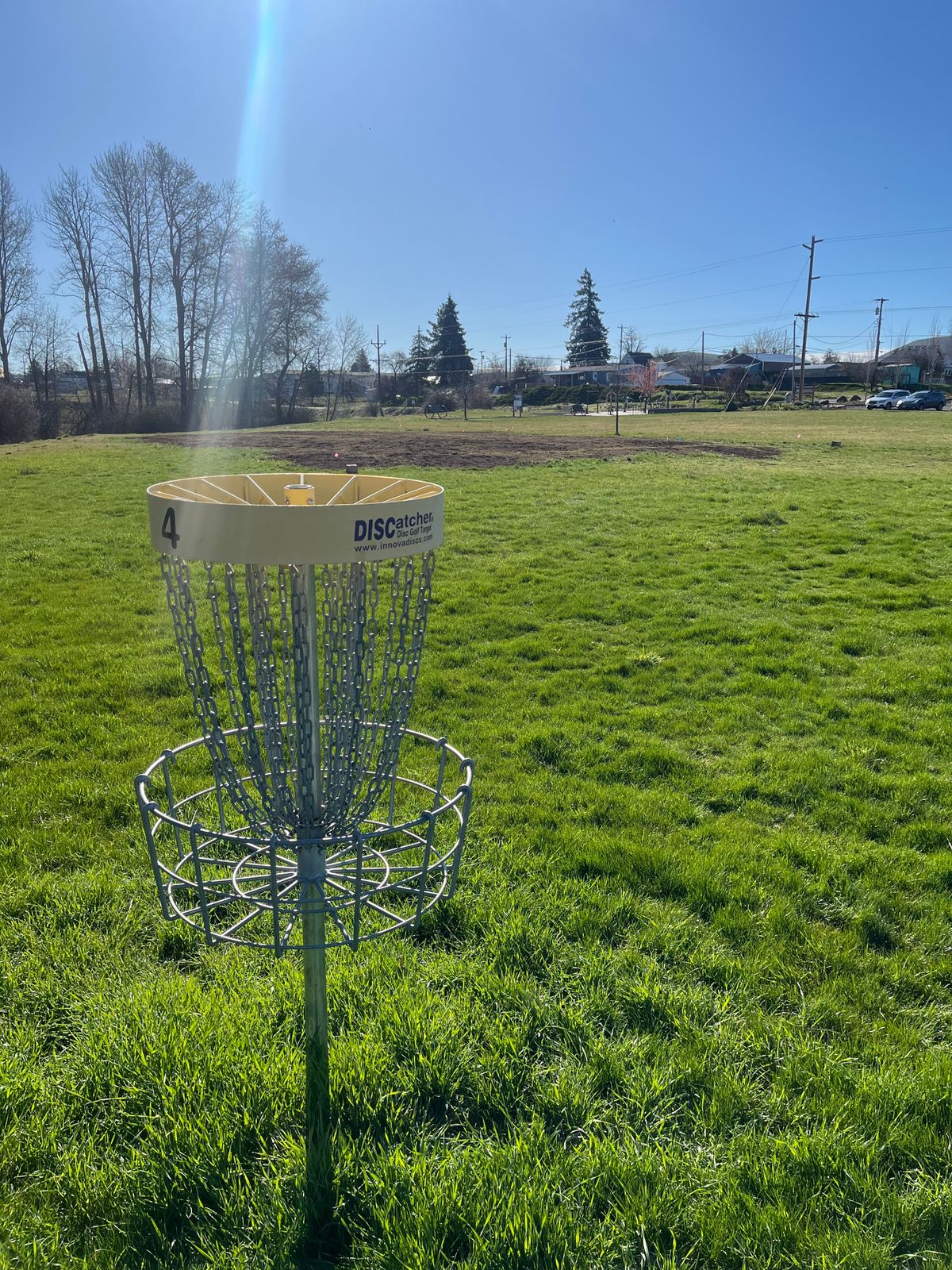 Looking back at tee pad