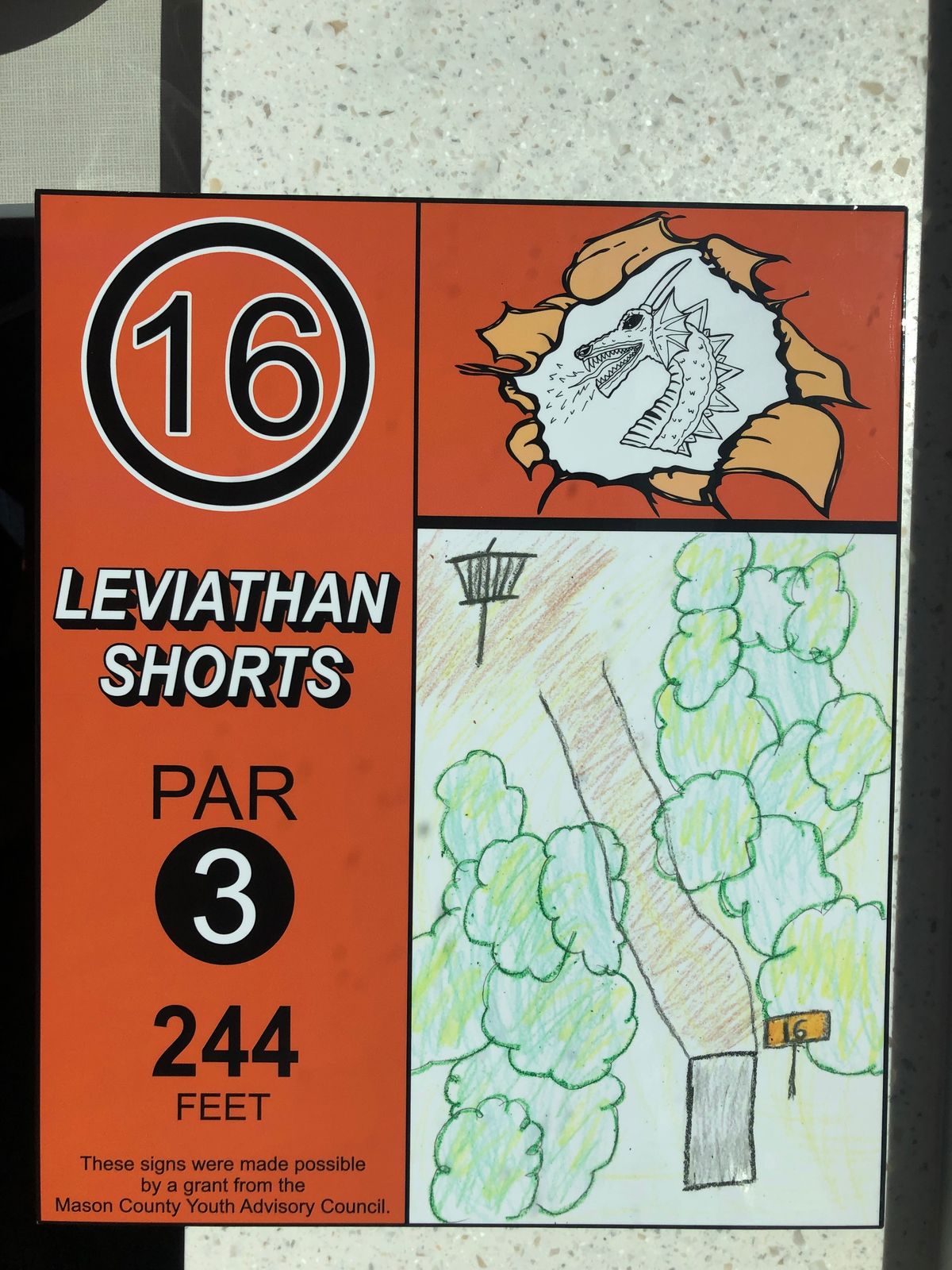 New Tee Signs made by Ludington Elementary School students.