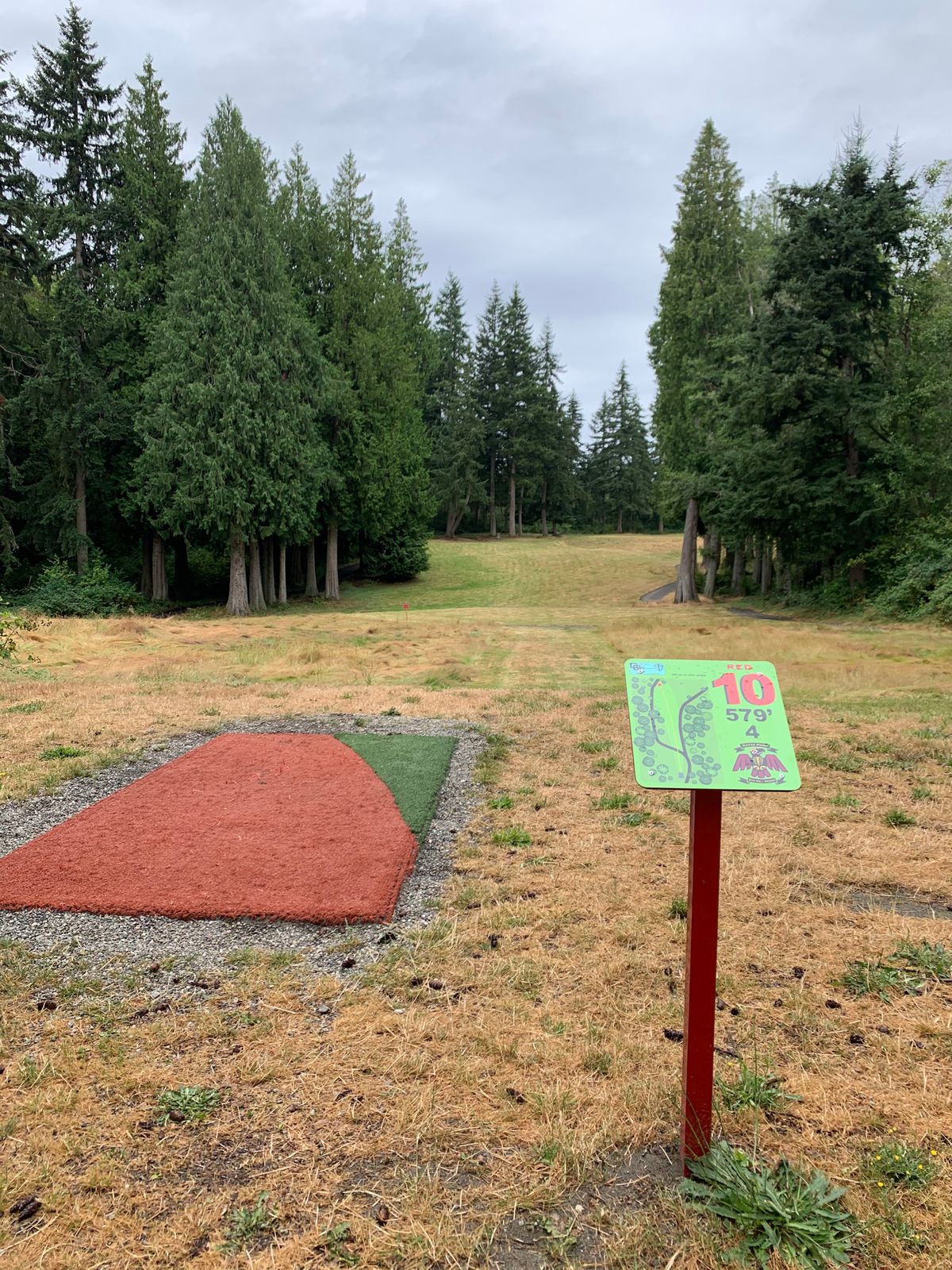 Hole 10, give you a real amazing look at just driving strait down a fairway!