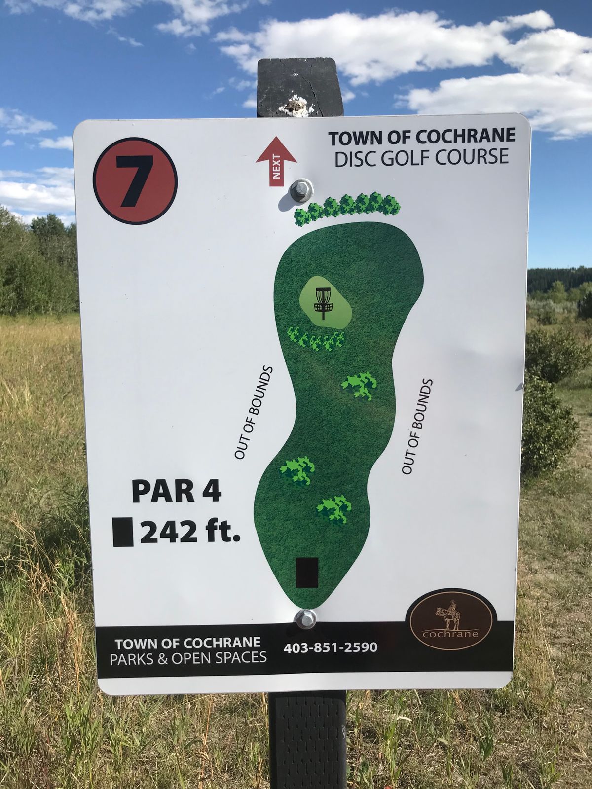 Hole 7 layout