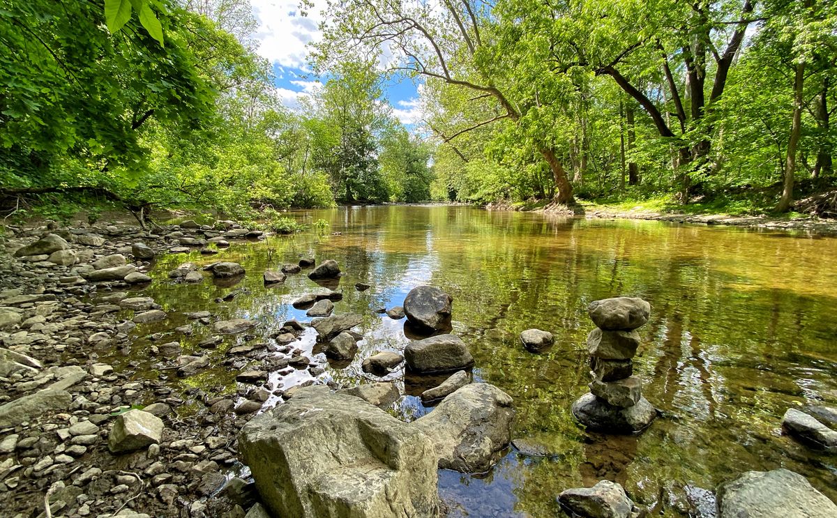 A short stop along Jordan Creek between #17 to #18.