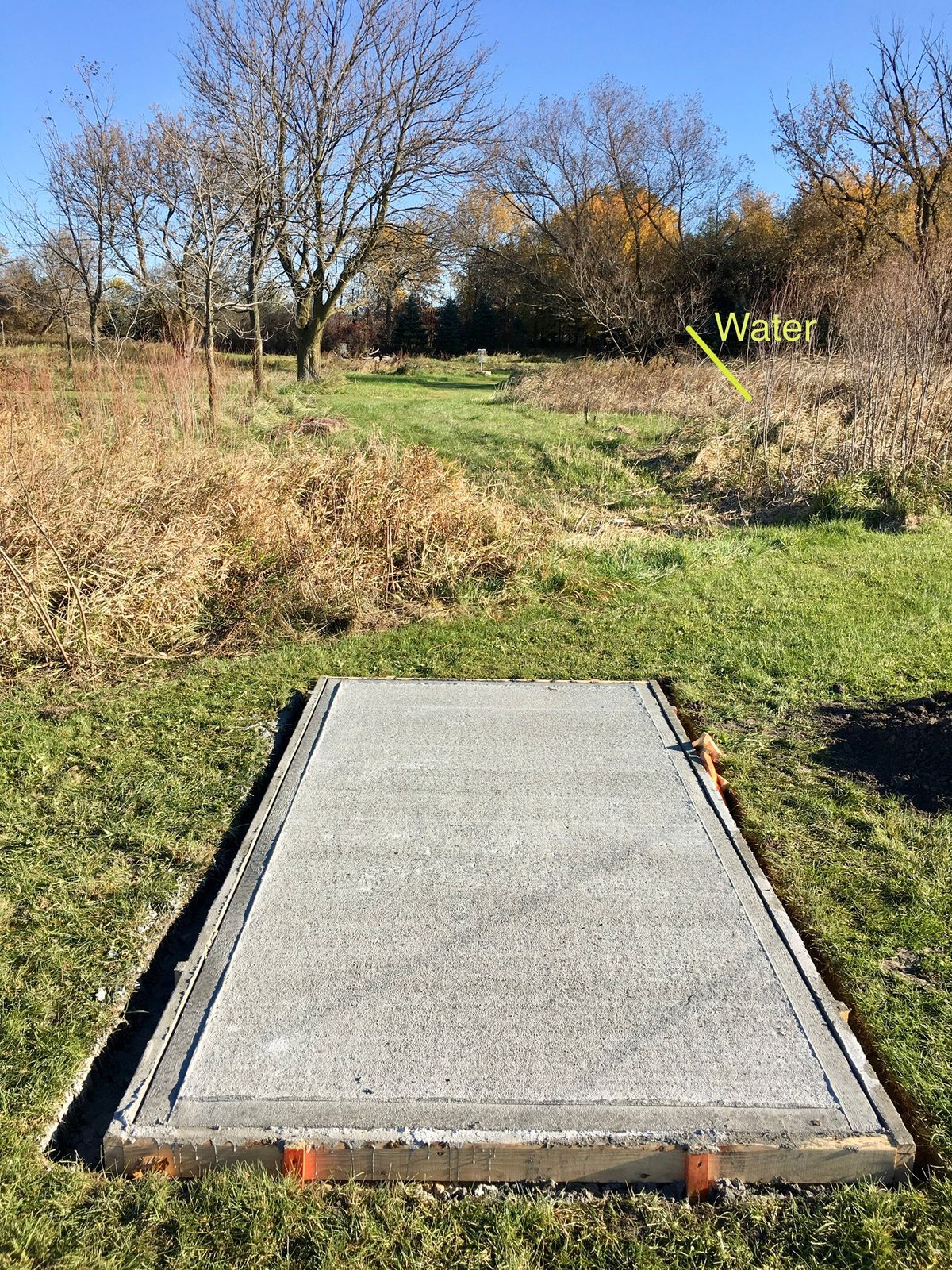 Hole 3 “be careful there are some ruts inside circle 1”
