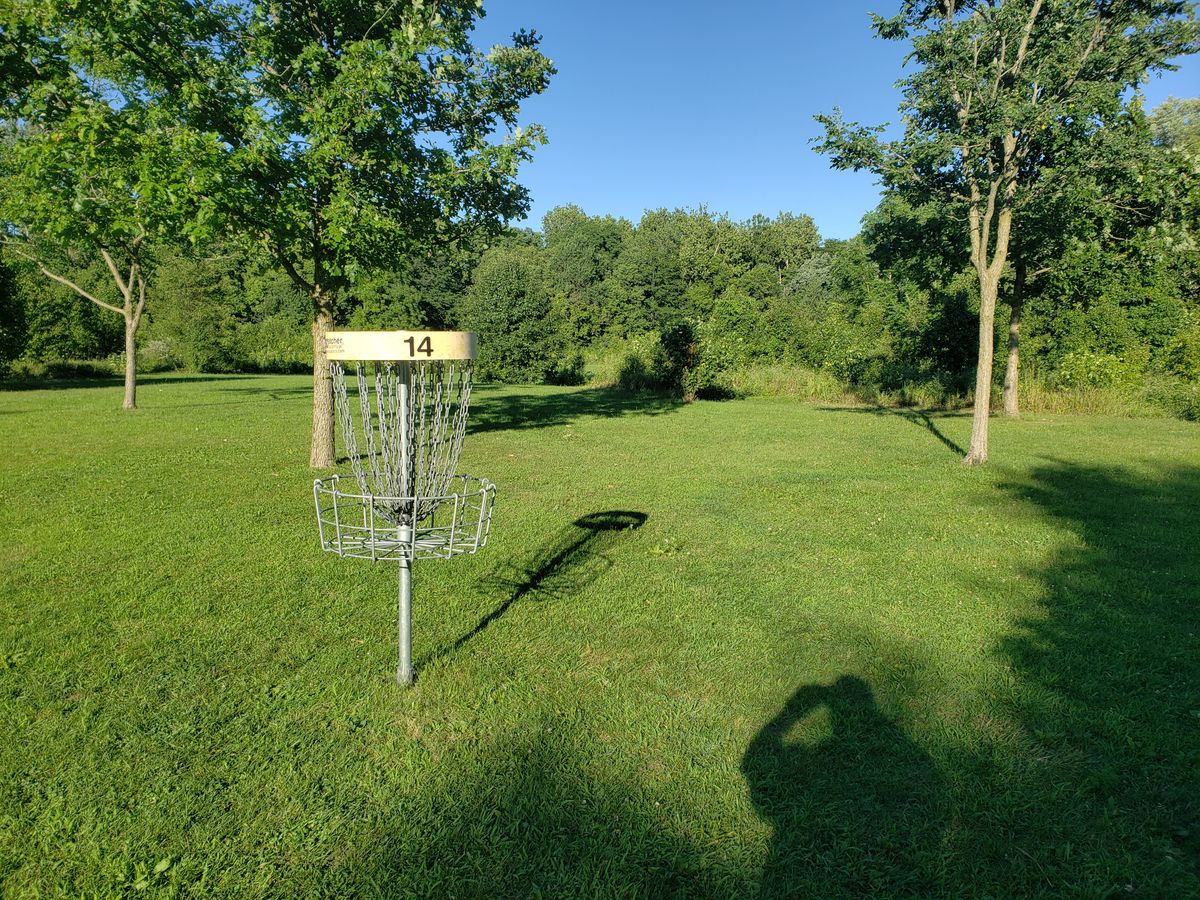 Look back on hole #14
