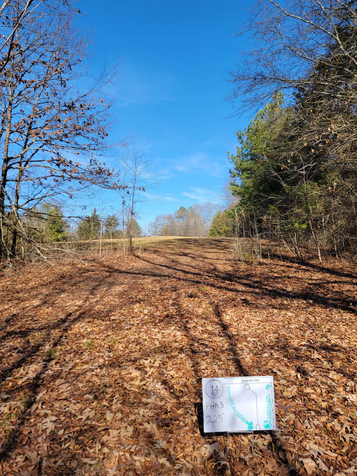 Hole 14 tee pad