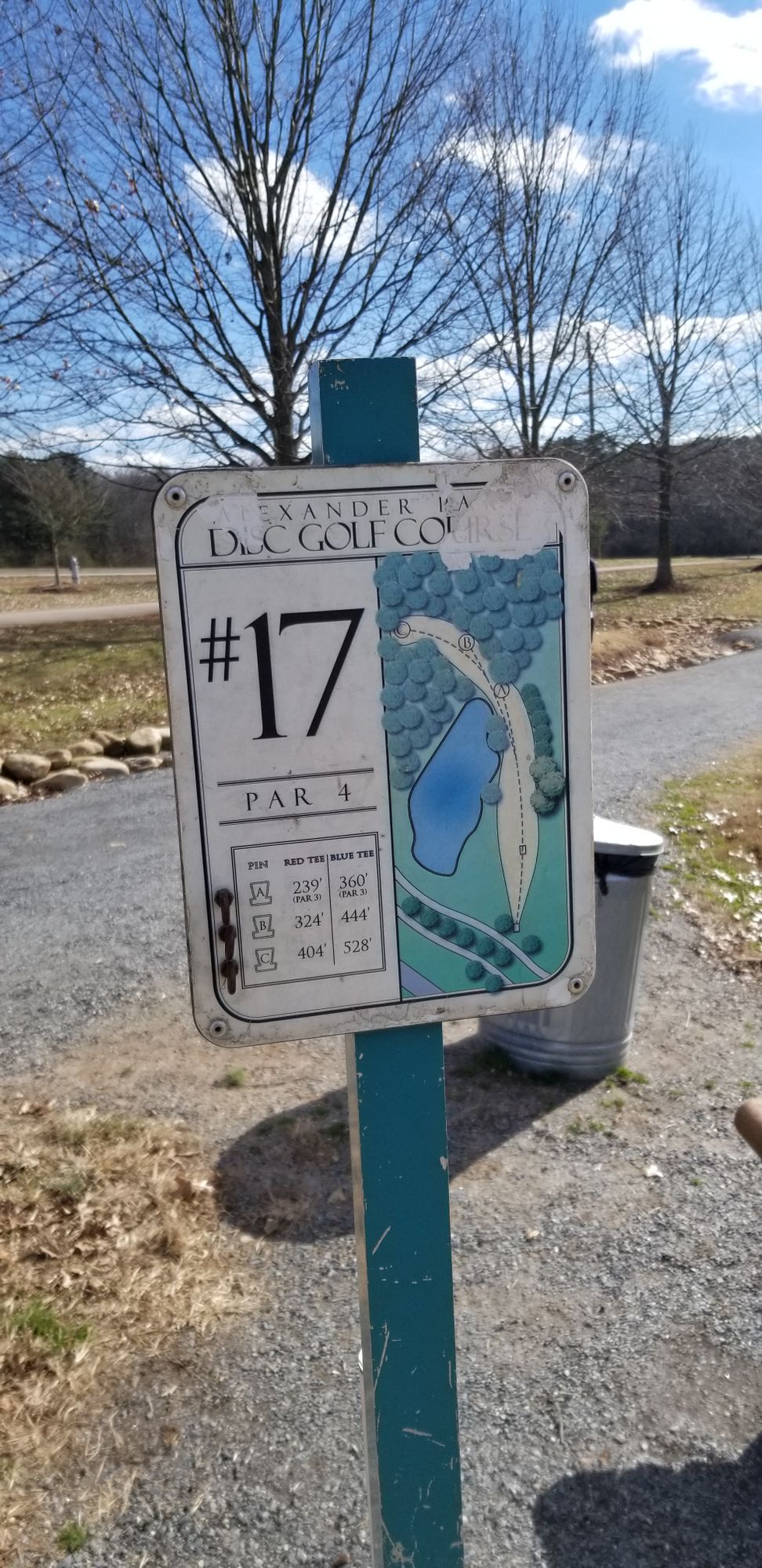 Hole 17 Sign