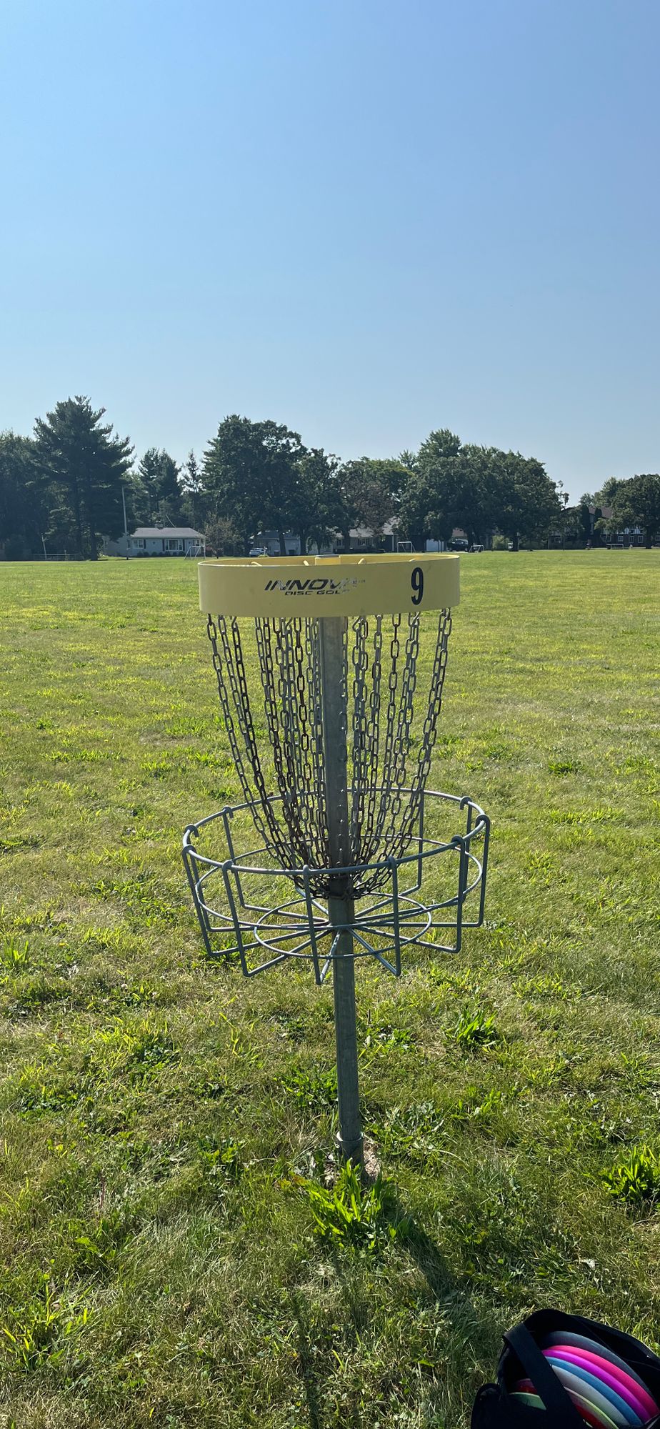 Hole 9 basket