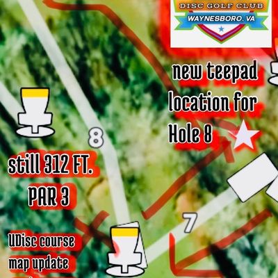 ‼️heads up ‼️ 
UDisc course map update for this ridgeview park course coming soon!