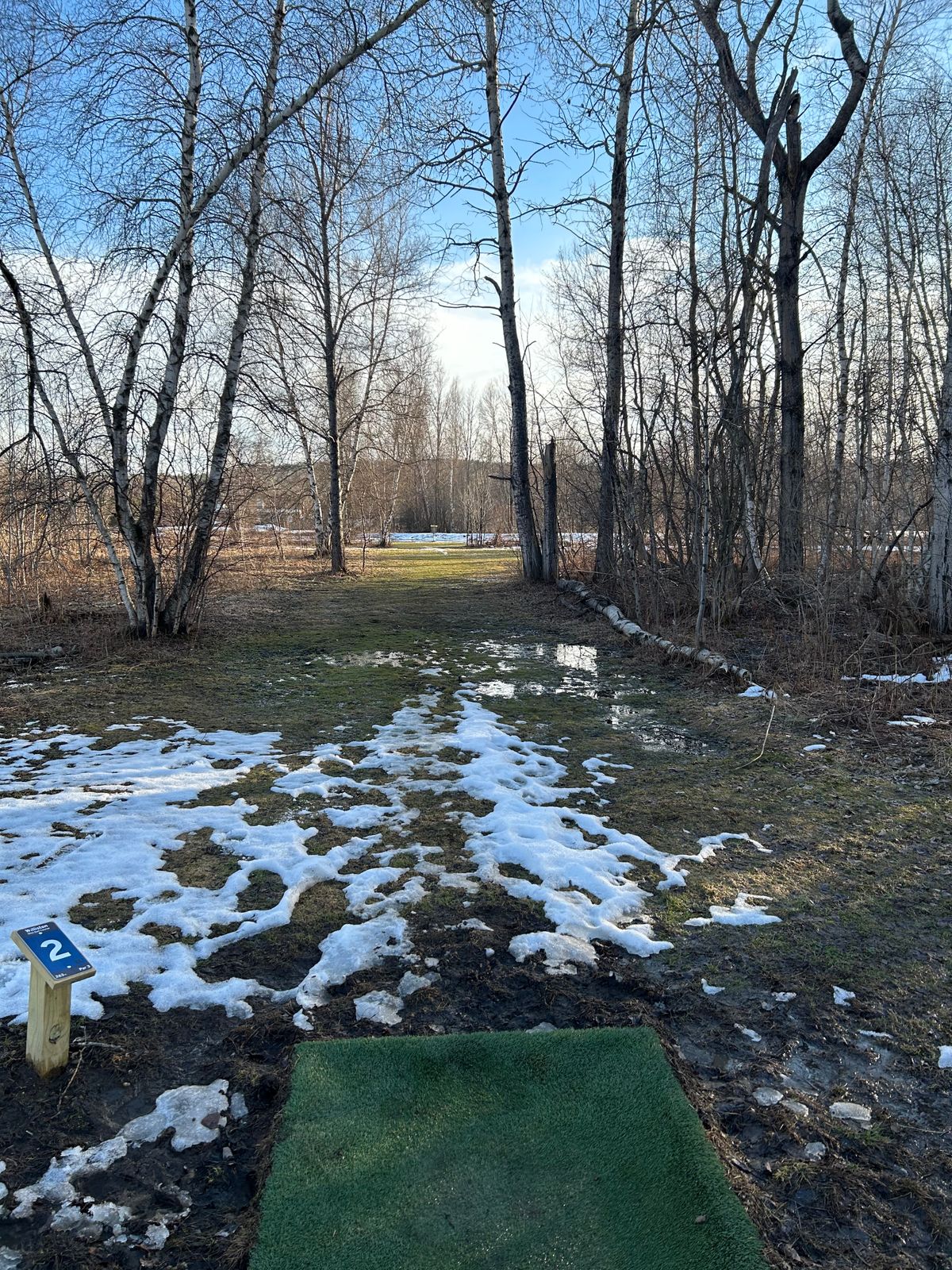 New Hole Two, old hole three.