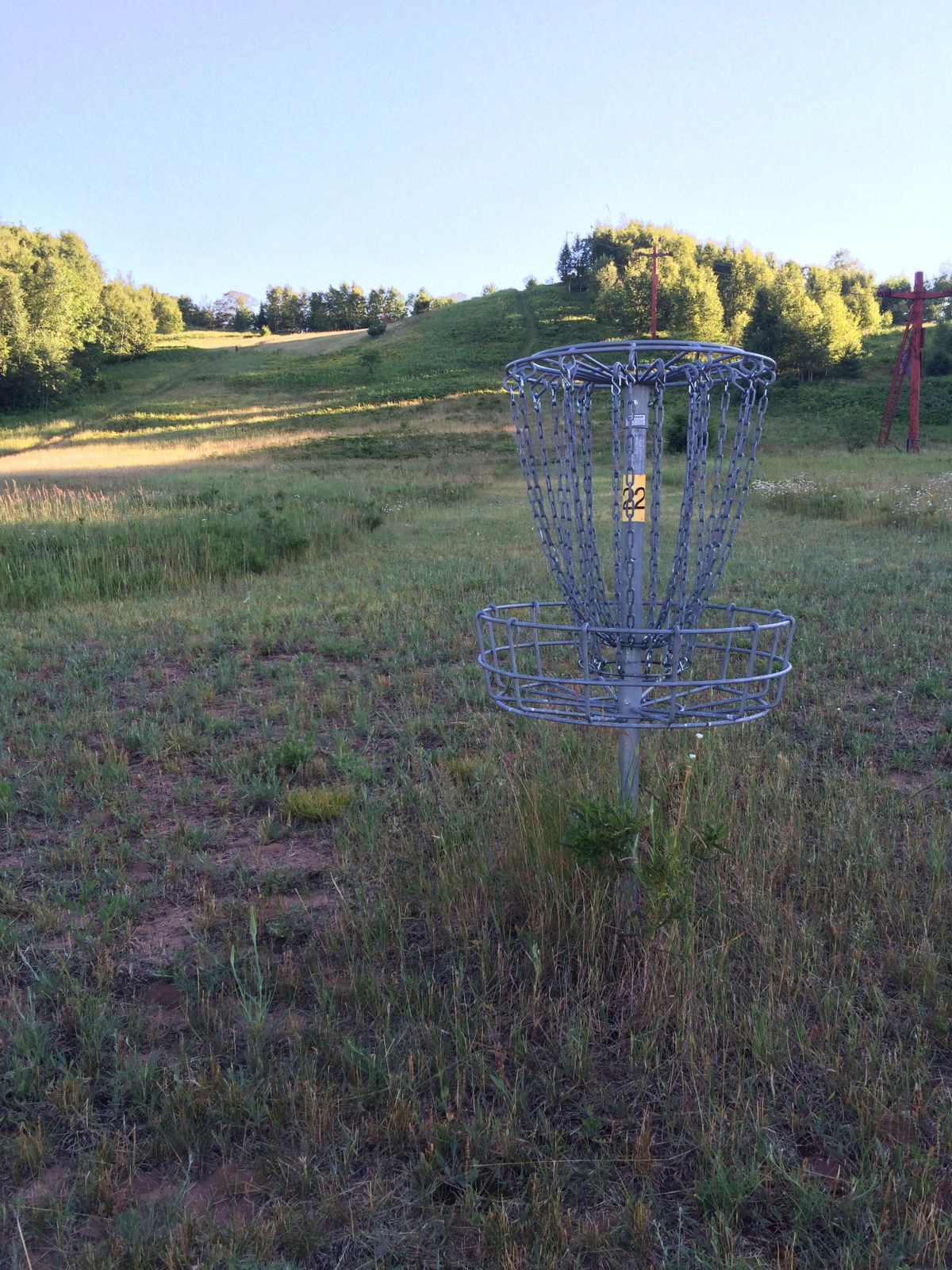 Hole 22 looking backwards
